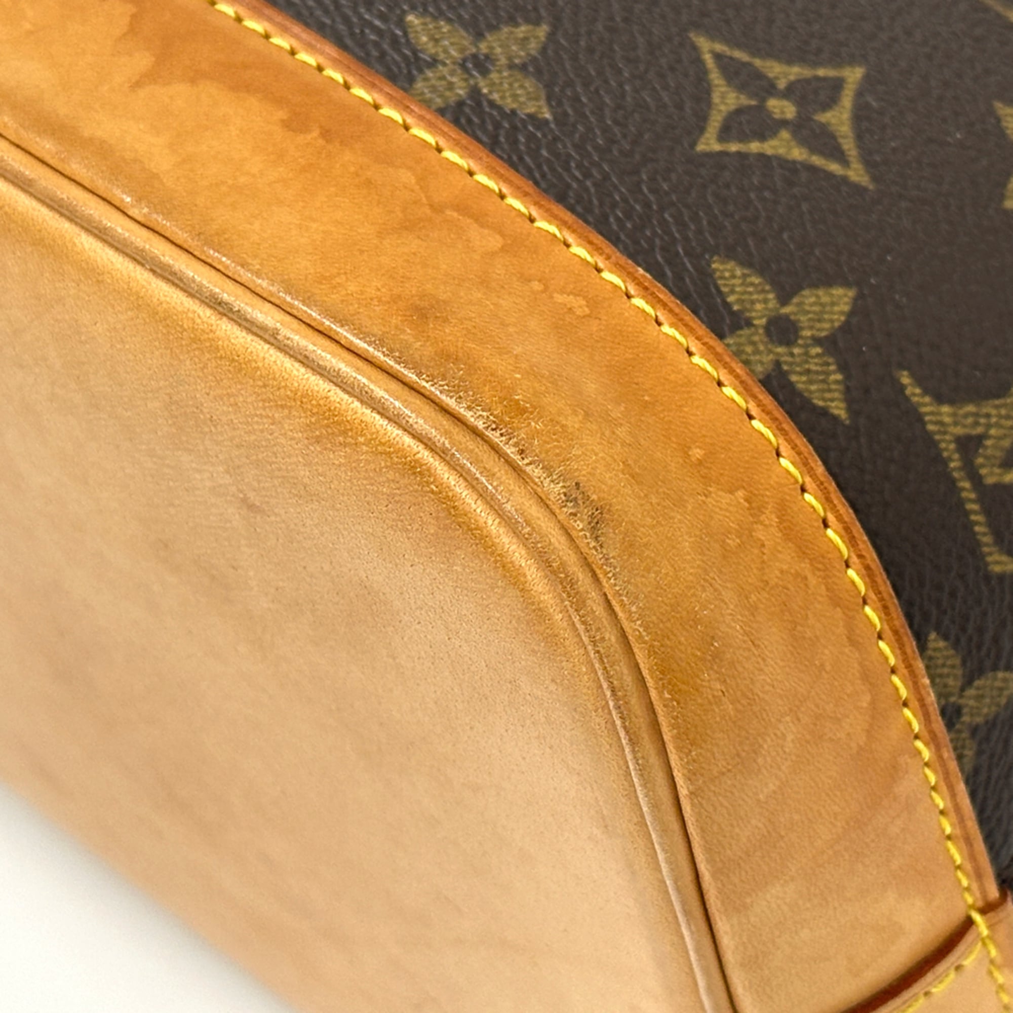 Louis Vuitton Brown Monogram Canvas Handbag (Pre-Owned)