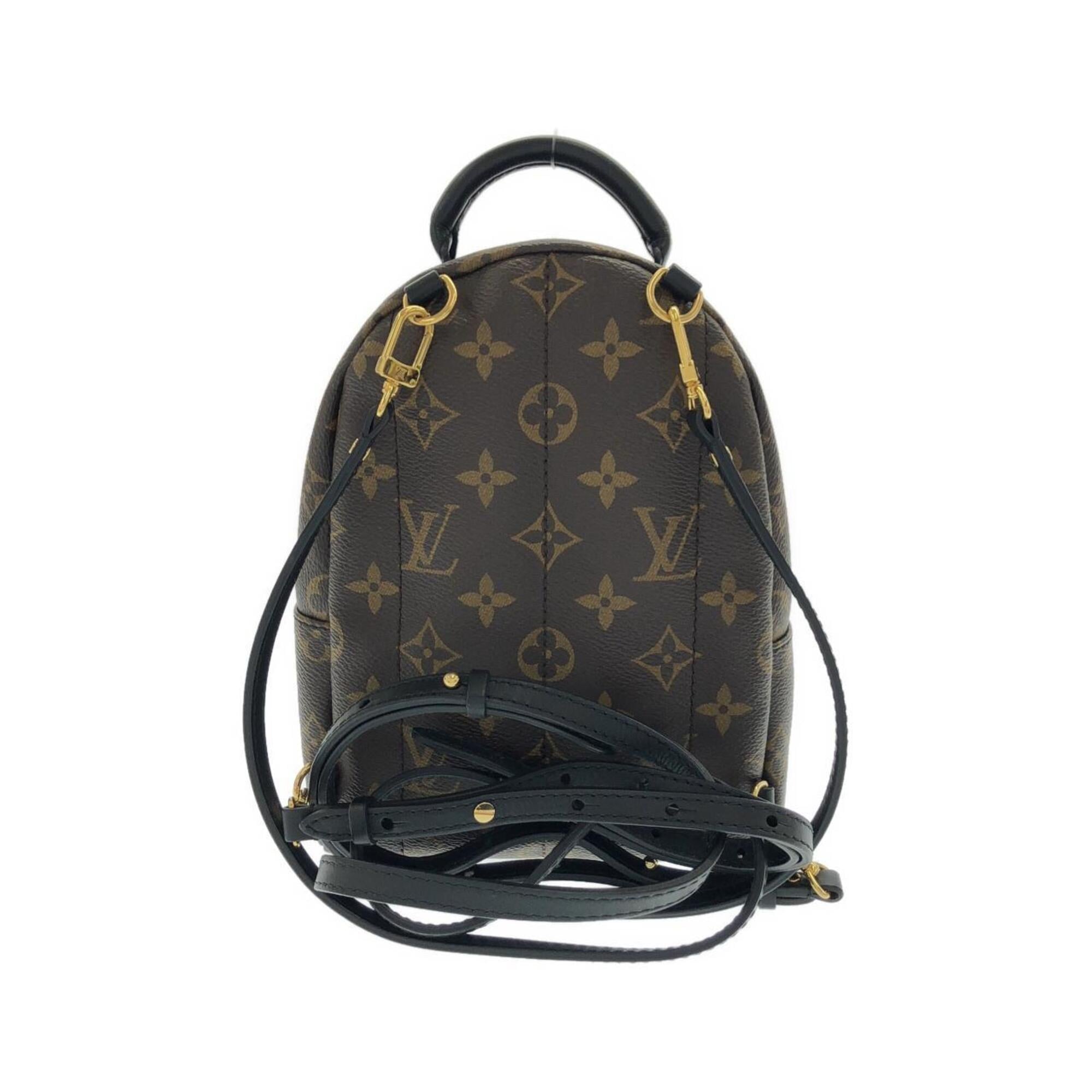 Louis Vuitton Brown Coated Canvas Backpack (Pre-Owned)