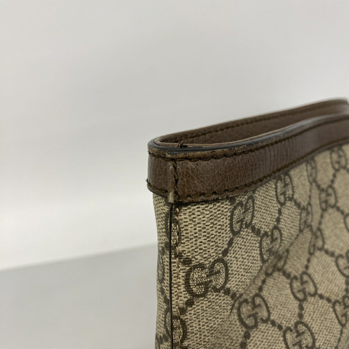 Gucci Beige Brown Pvc Tote Bag (Pre-Owned)