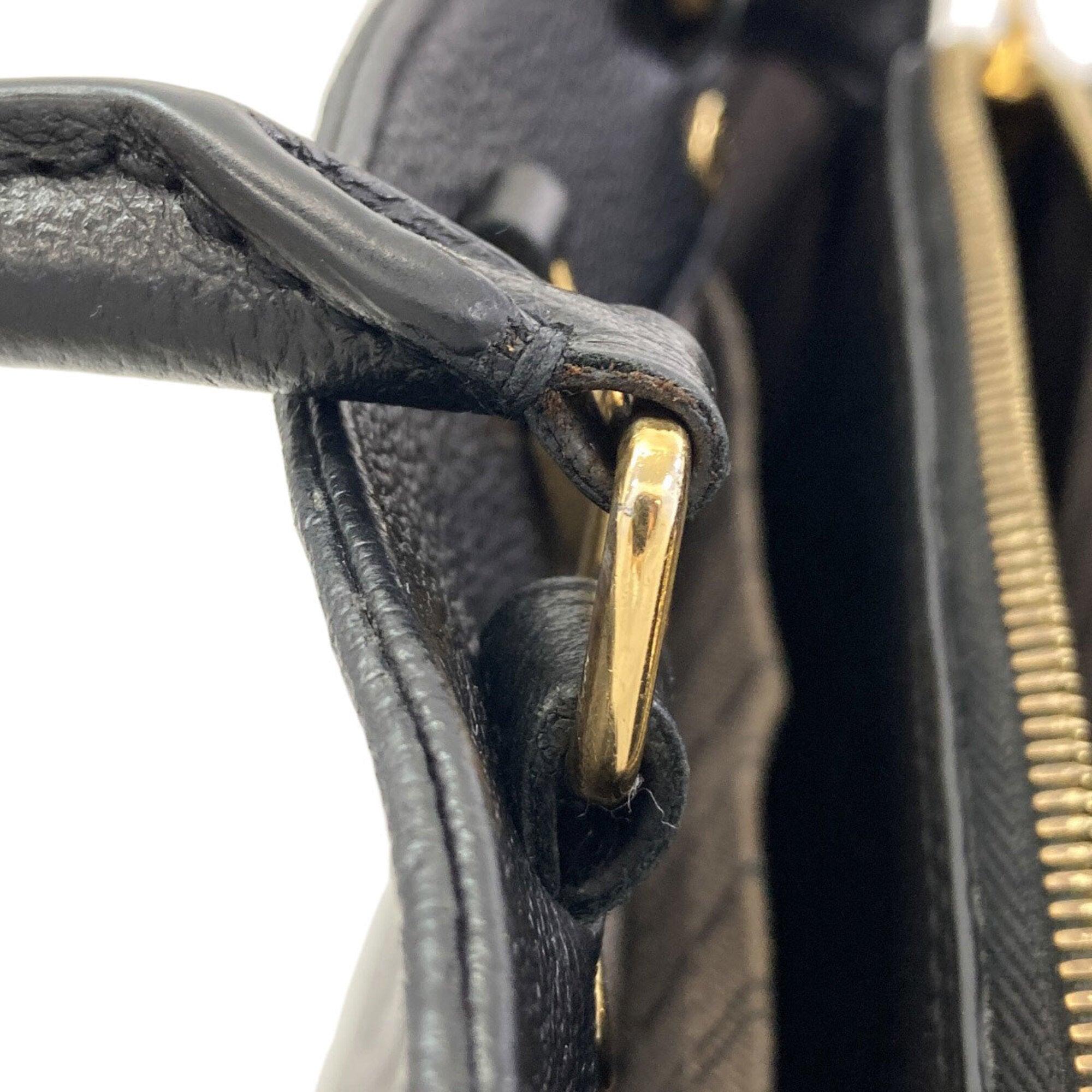 Louis Vuitton Empreinte Black Monogram Empreinte Handbag (Pre-Owned)