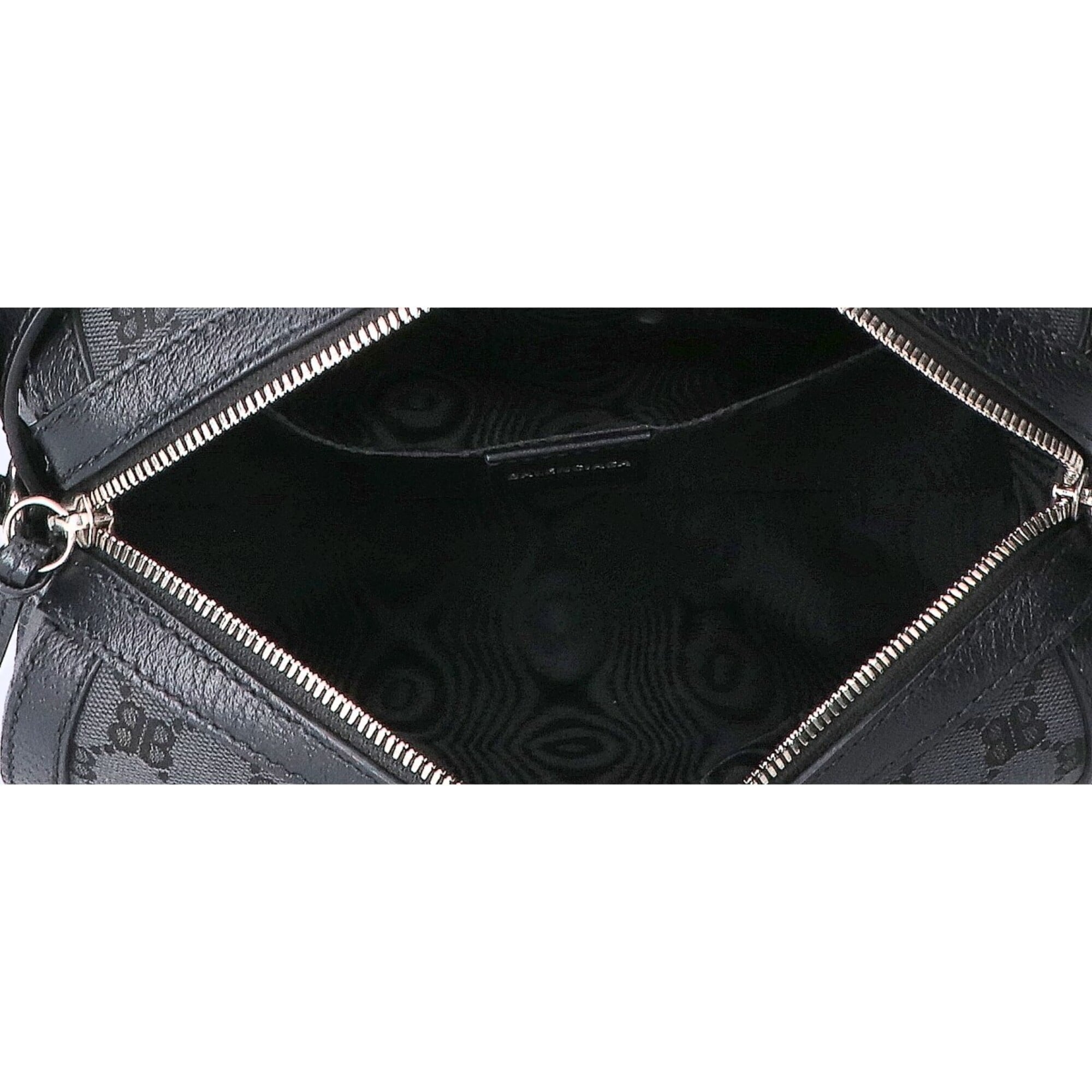 Balenciaga Black Canvas Handbag Shoulder Bag (Pre-Owned)