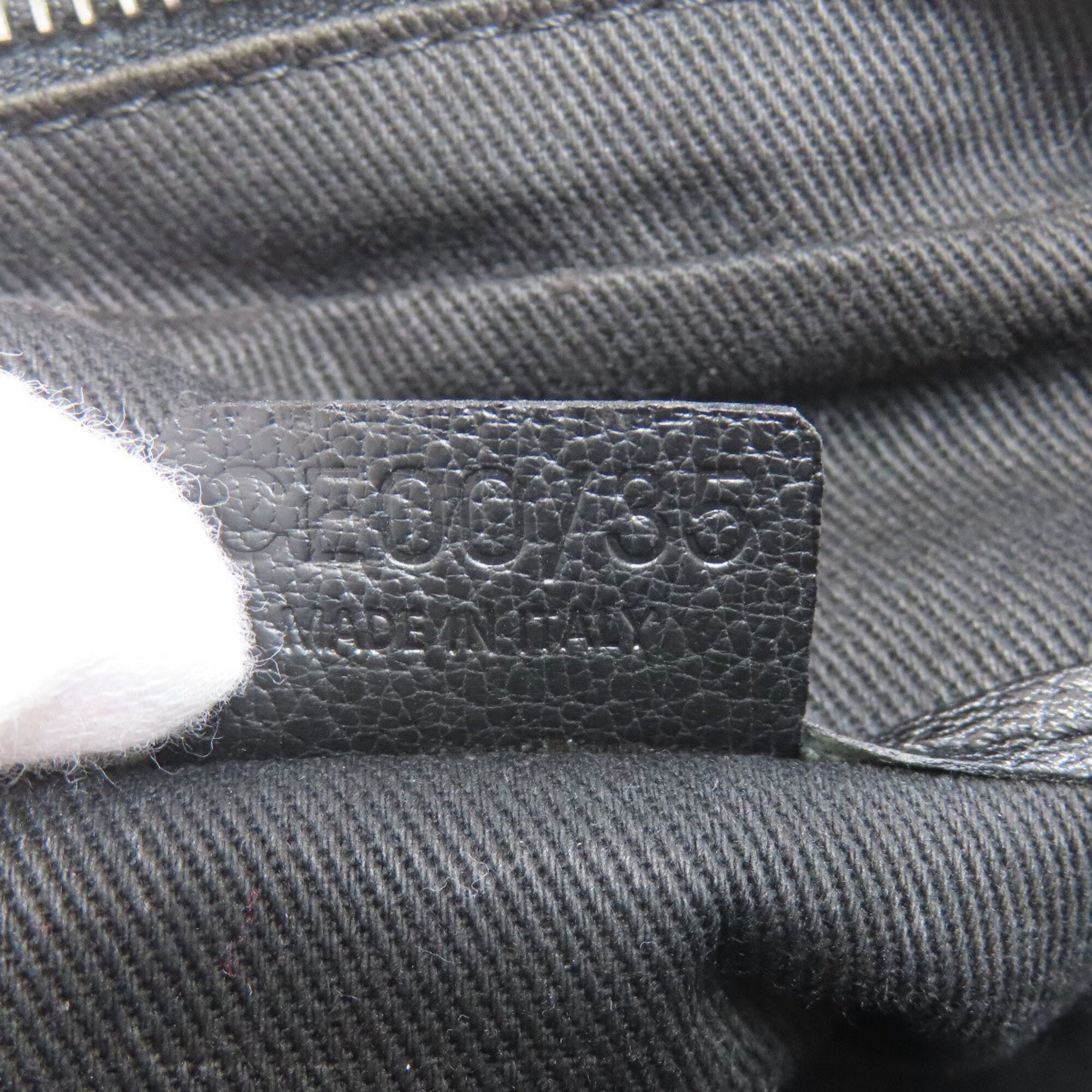 Celine Black Canvas Shoulder Bag (Pre-Owned)