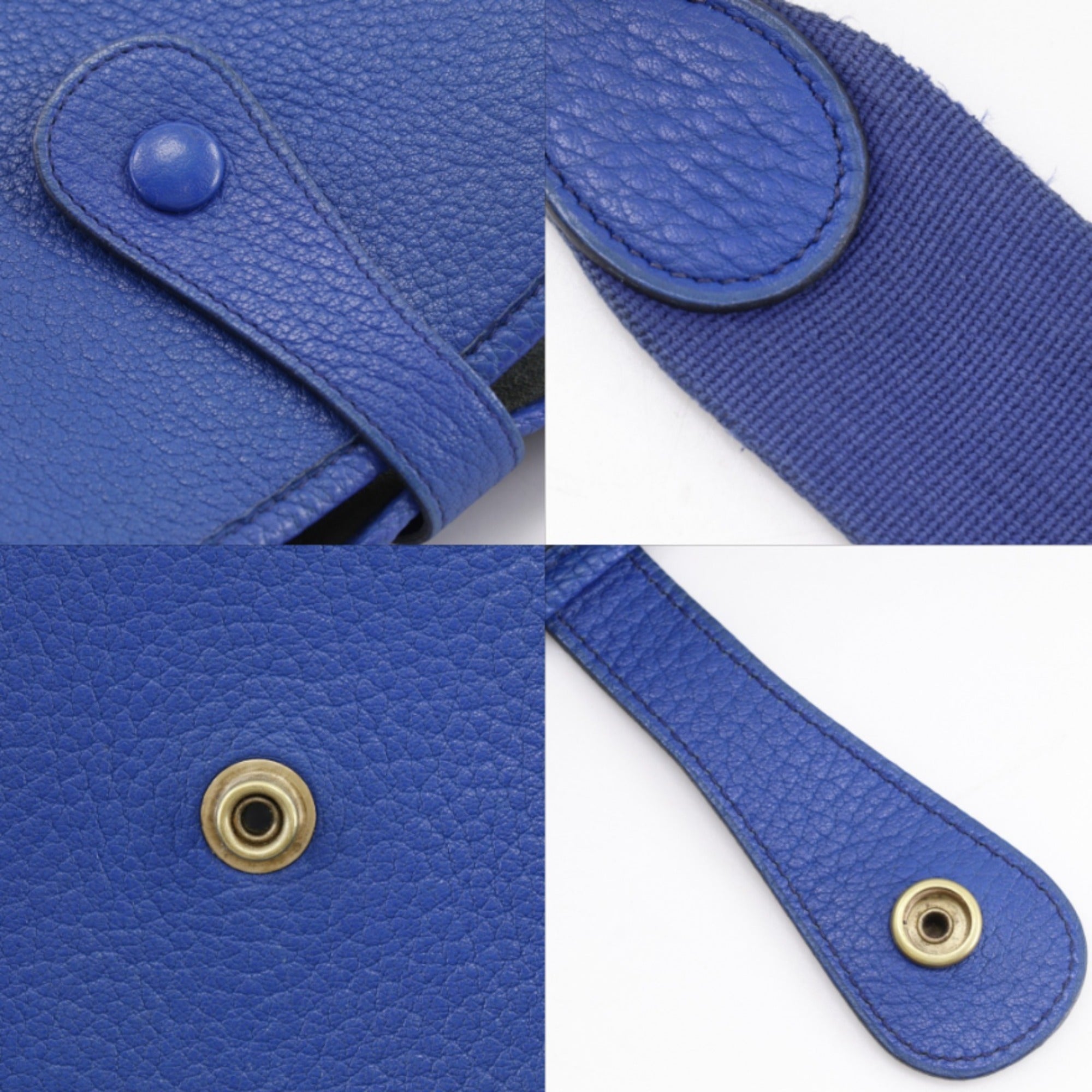 Hermes Blue Ardennes Leather Shoulder Bag (Pre-Owned)
