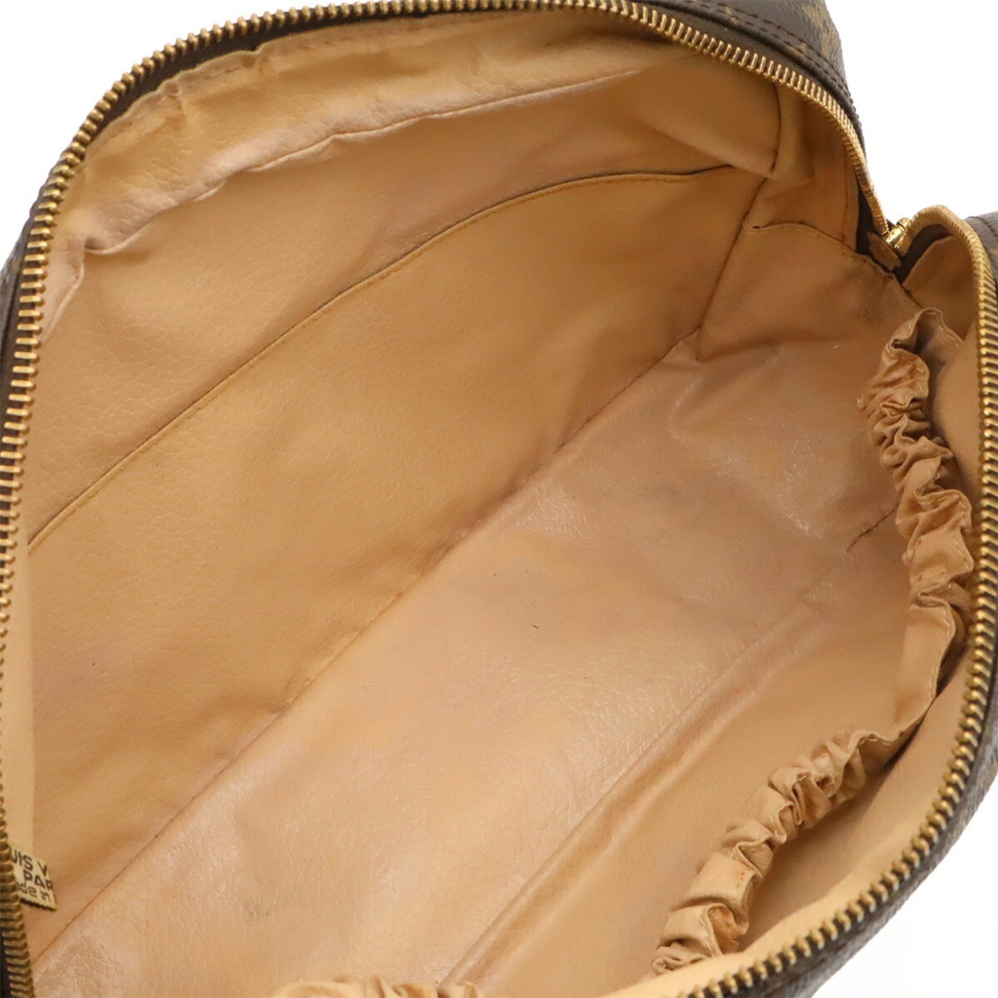 Louis Vuitton Brown Monogram Canvas Clutch Bag Pouch (Pre-Owned)
