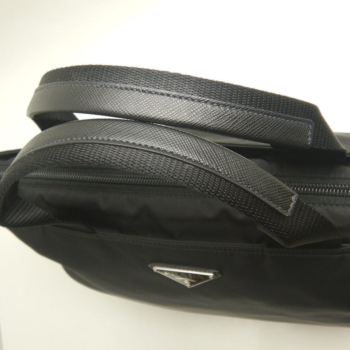Prada Nero Nylon Tote Bag (Pre-Owned)