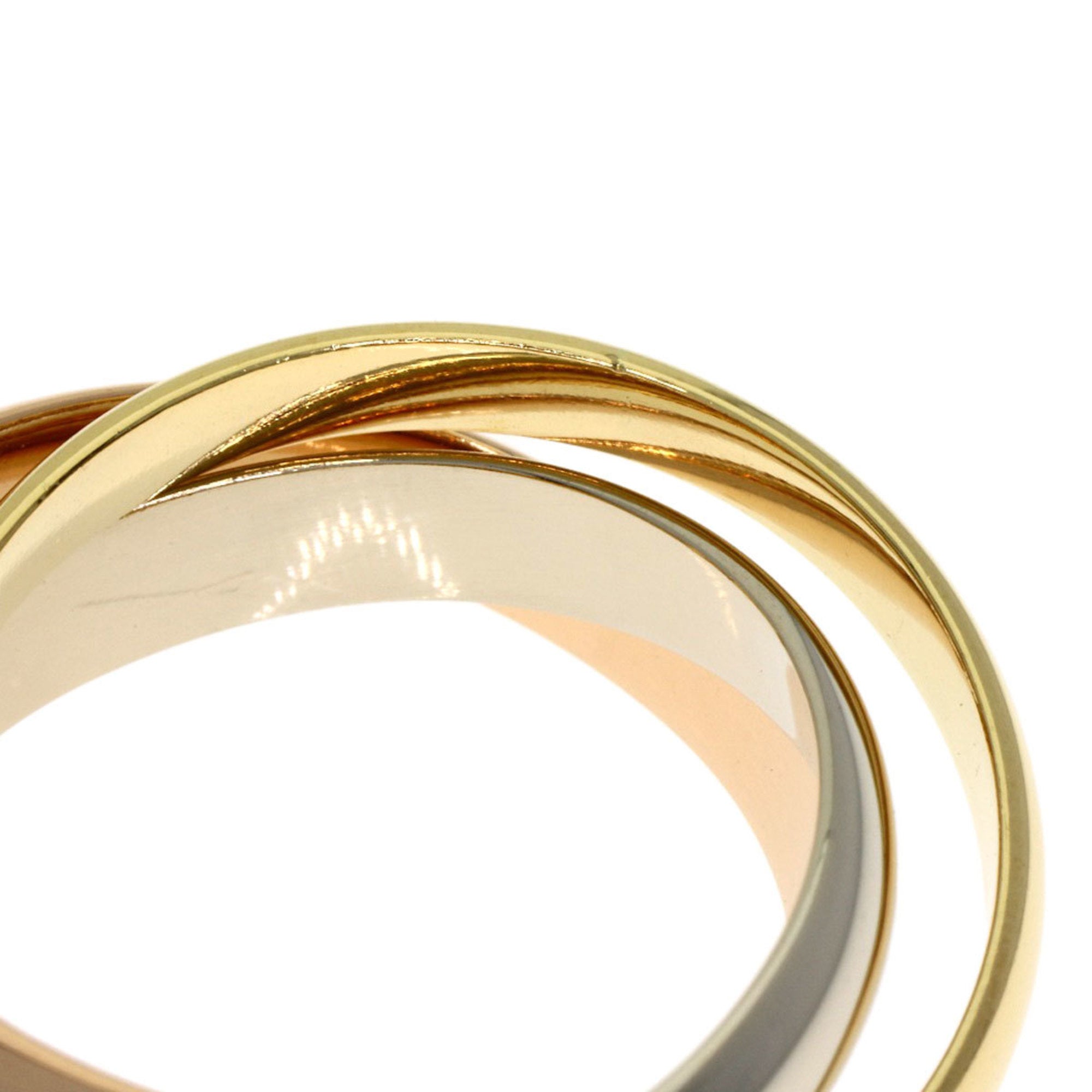 Cartier Trinity Yellow Gold (18K) Pink Gold (18K) White Gold (18K) Band Ring (Pre-Owned)