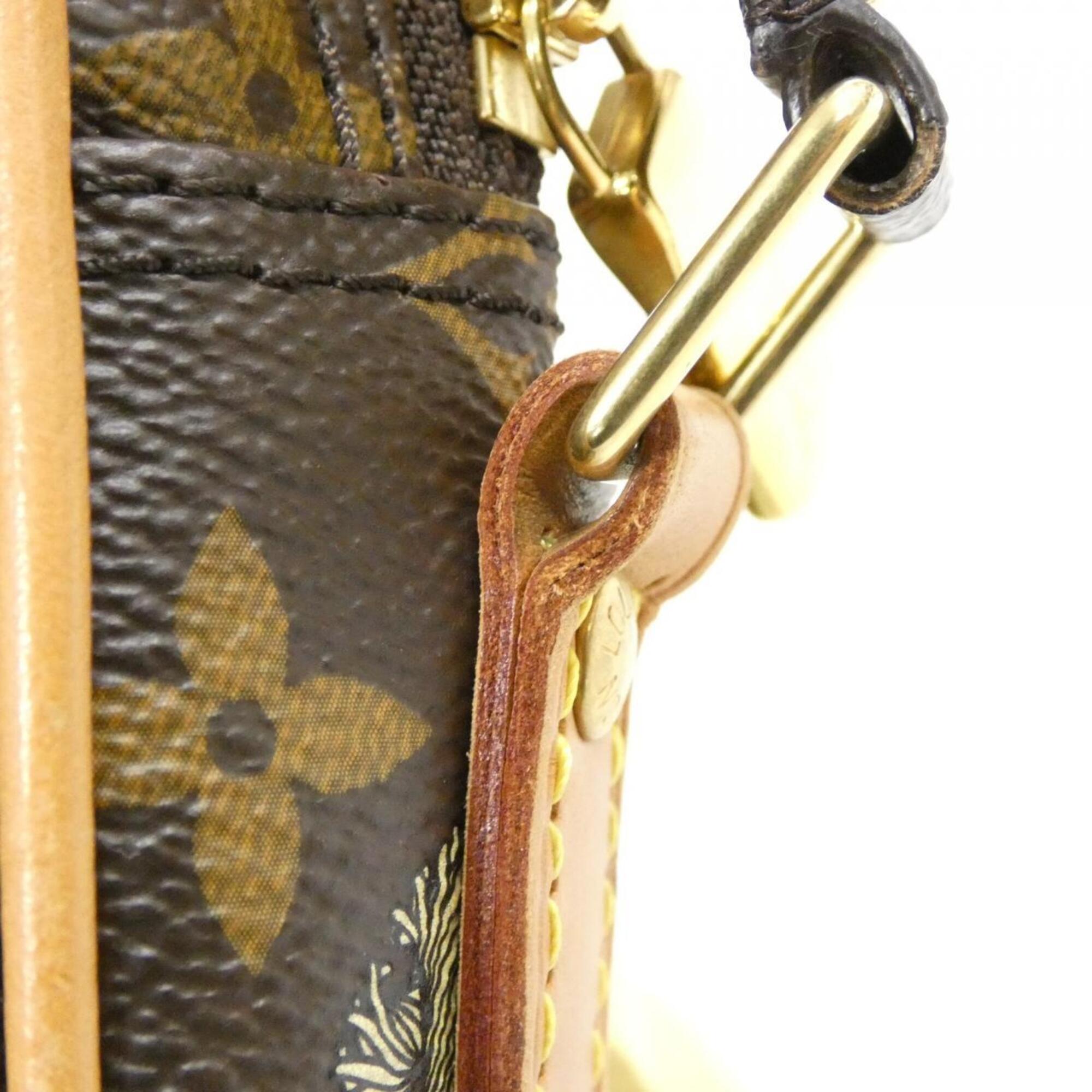 Louis Vuitton Brown Coated Canvas Shoulder Bag (Pre-Owned)