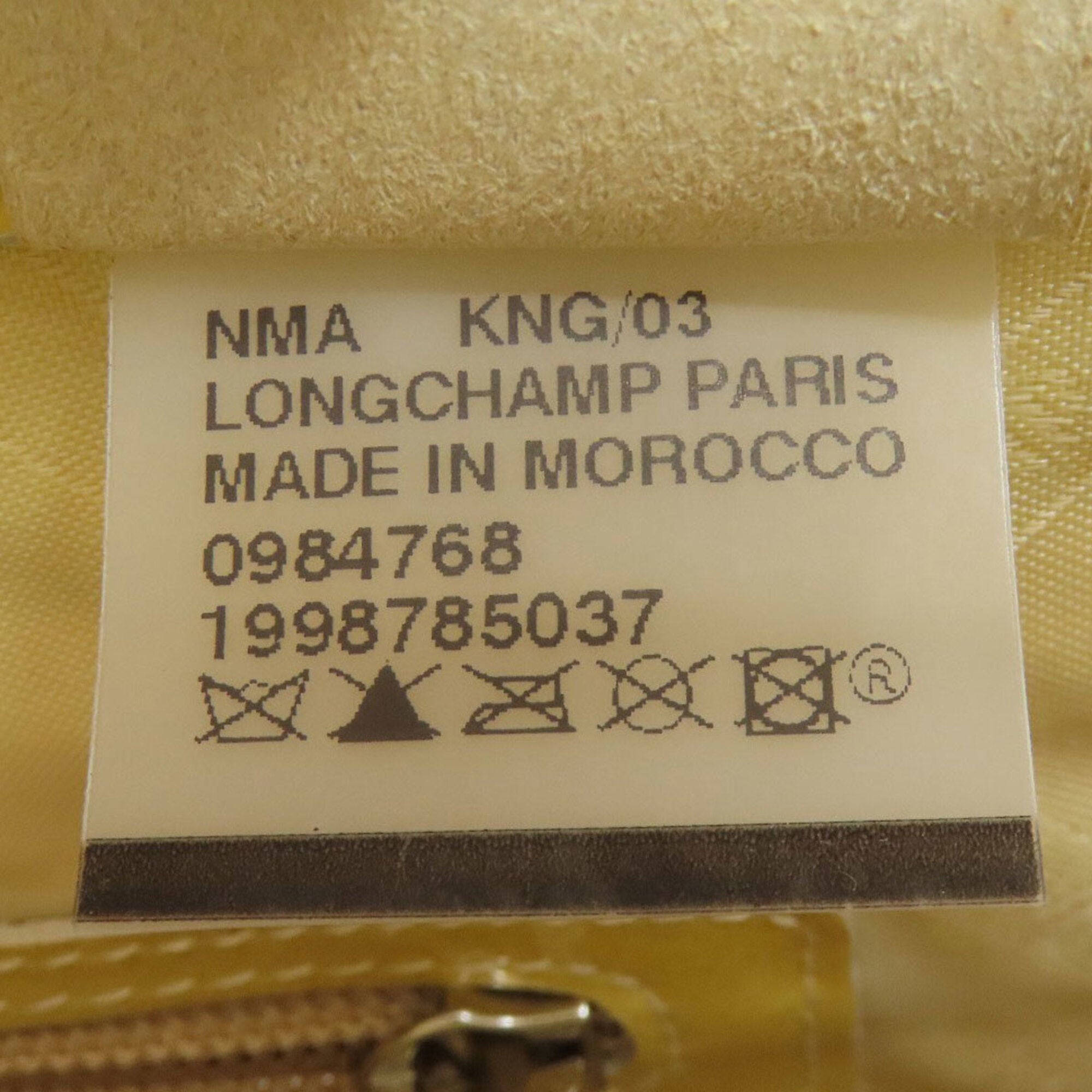 Longchamp Yellow Leather Handbag (Pre-Owned)