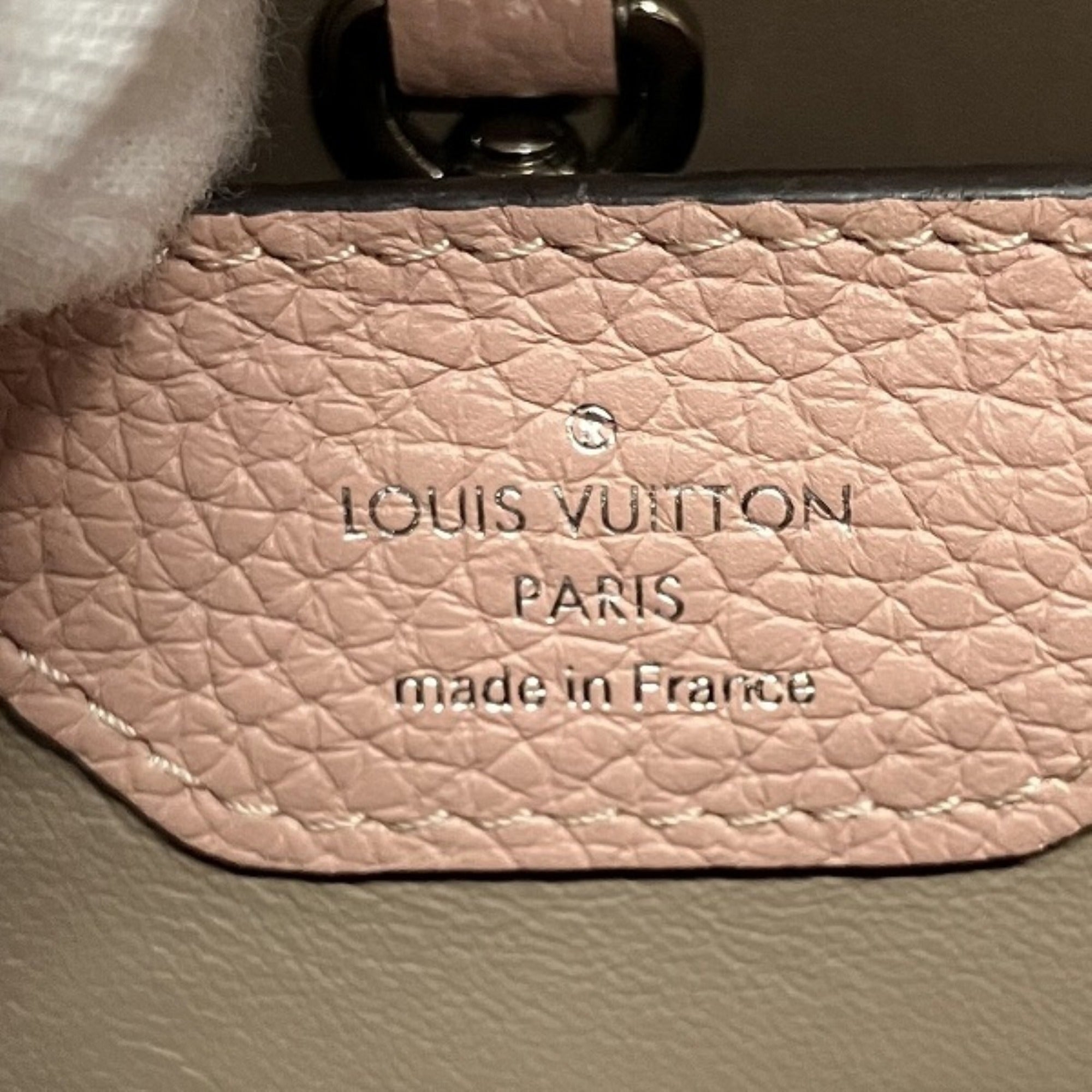 Louis Vuitton Pink Leather Handbag (Pre-Owned)