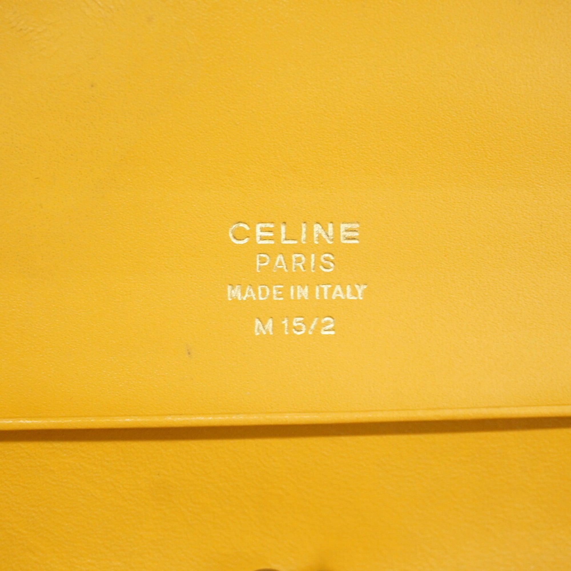 Celine Brown Pvc Long Wallet (Bi-Fold) (Pre-Owned)