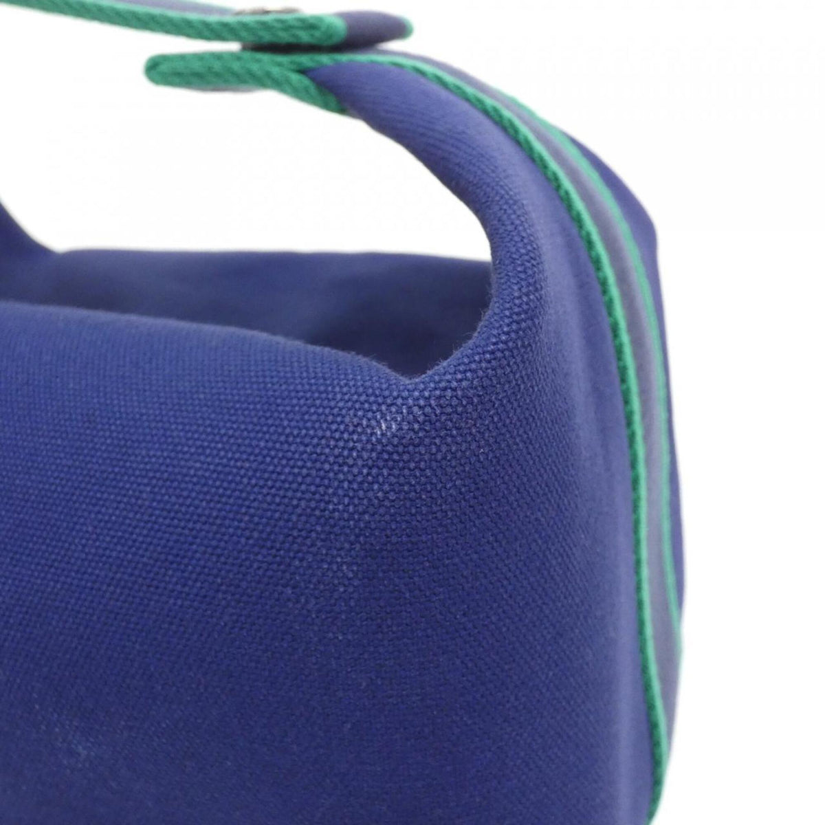 Hermes Blue Canvas Pouch (Pre-Owned)