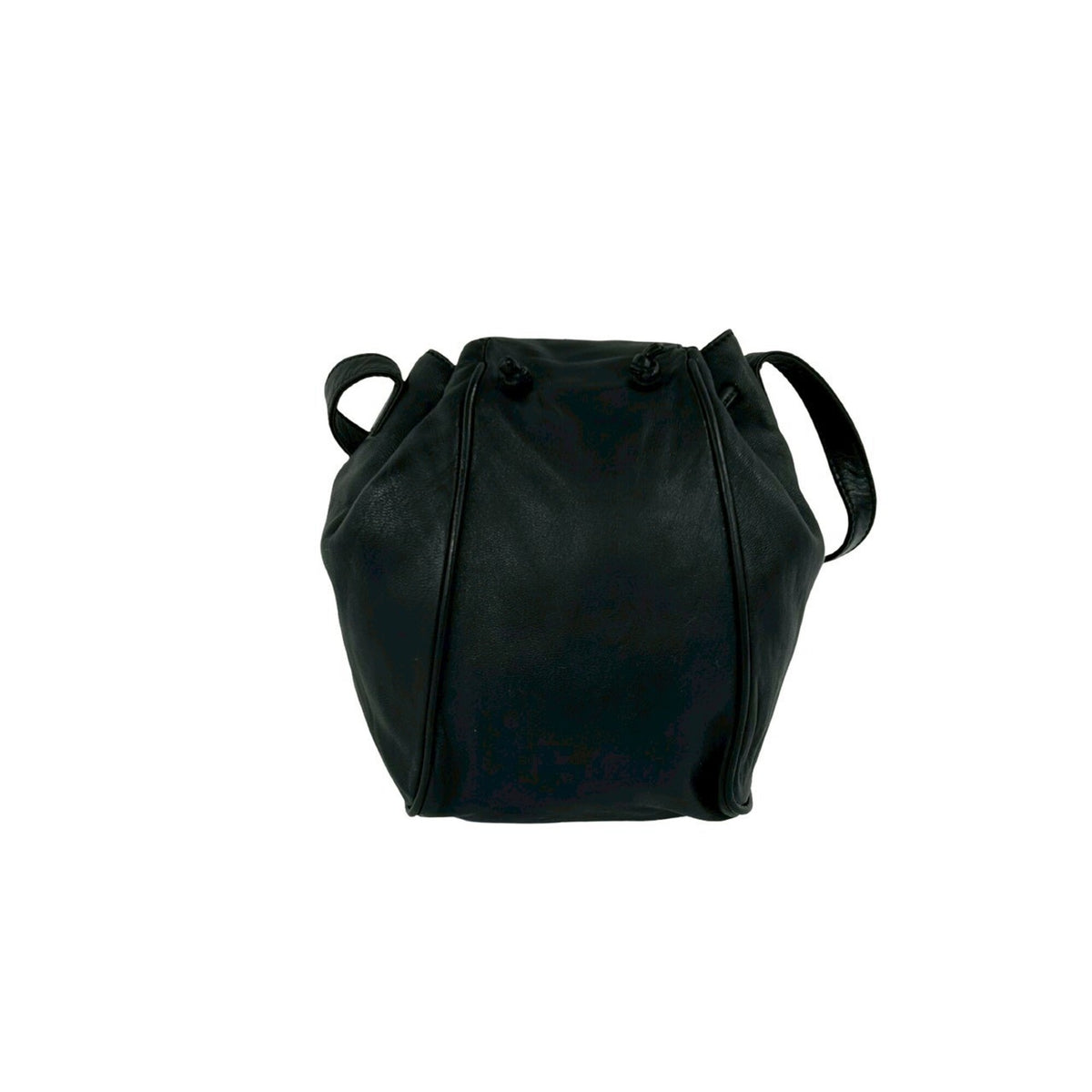 Loewe Black Leather Pochette Shoulder Bag (Pre-Owned)