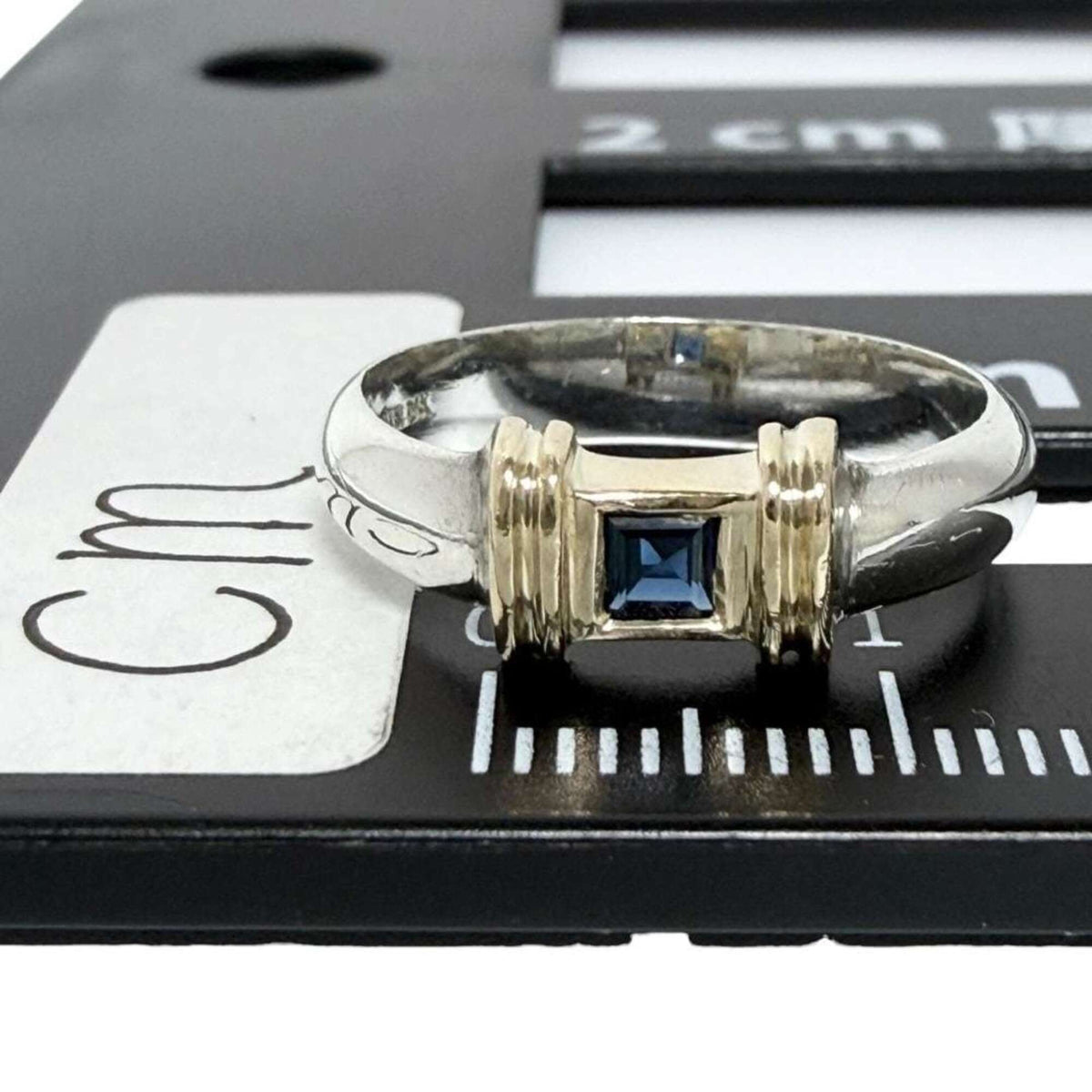Tiffany Silver 925 Yellow Gold (14K) Band Ring (Pre-Owned)