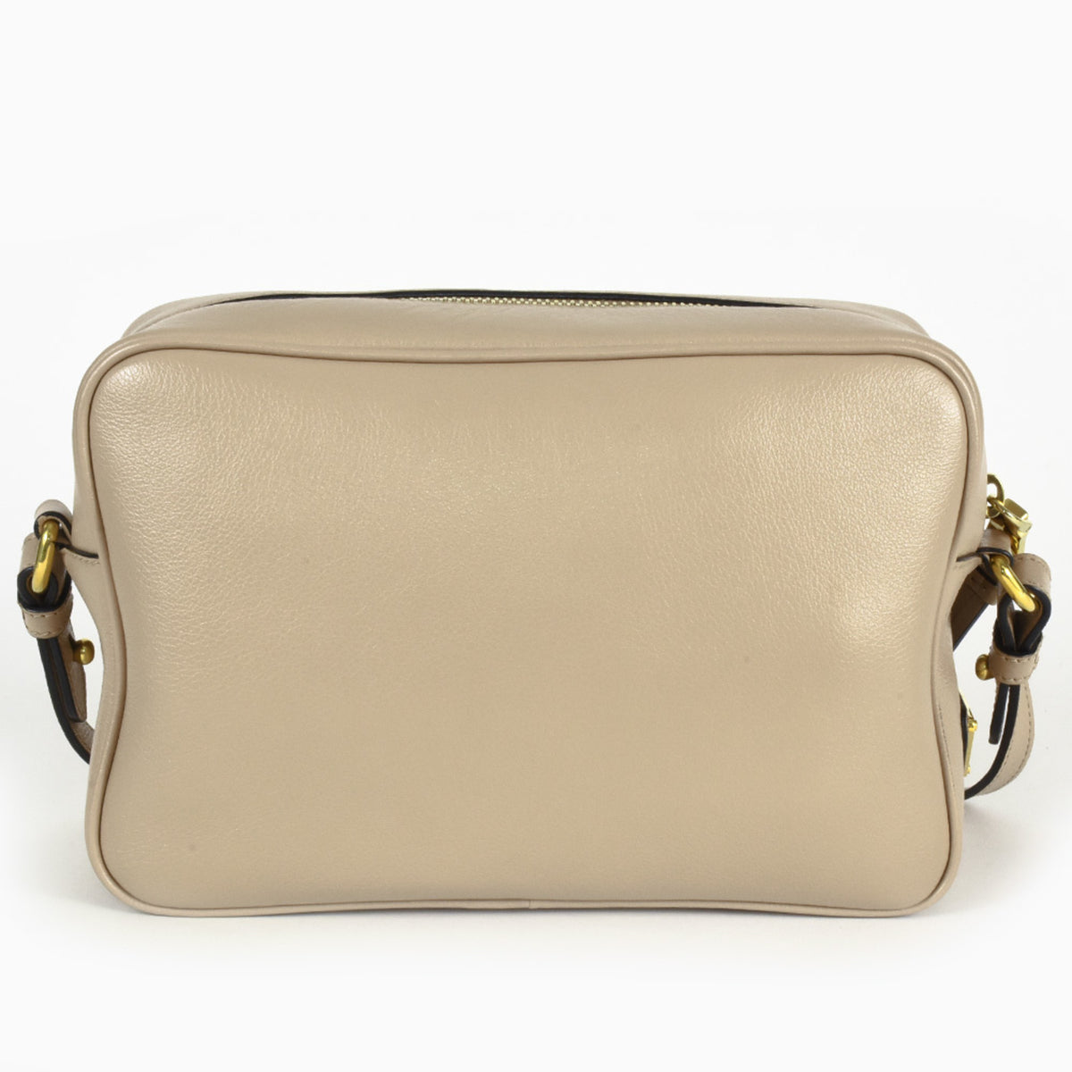 Prada Beige Leather Shoulder Bag (Pre-Owned)