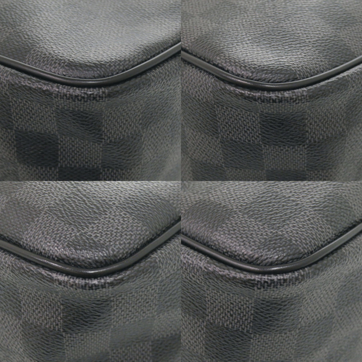 Louis Vuitton Black Damier Graphite Damier Graphite Handbag (Pre-Owned)