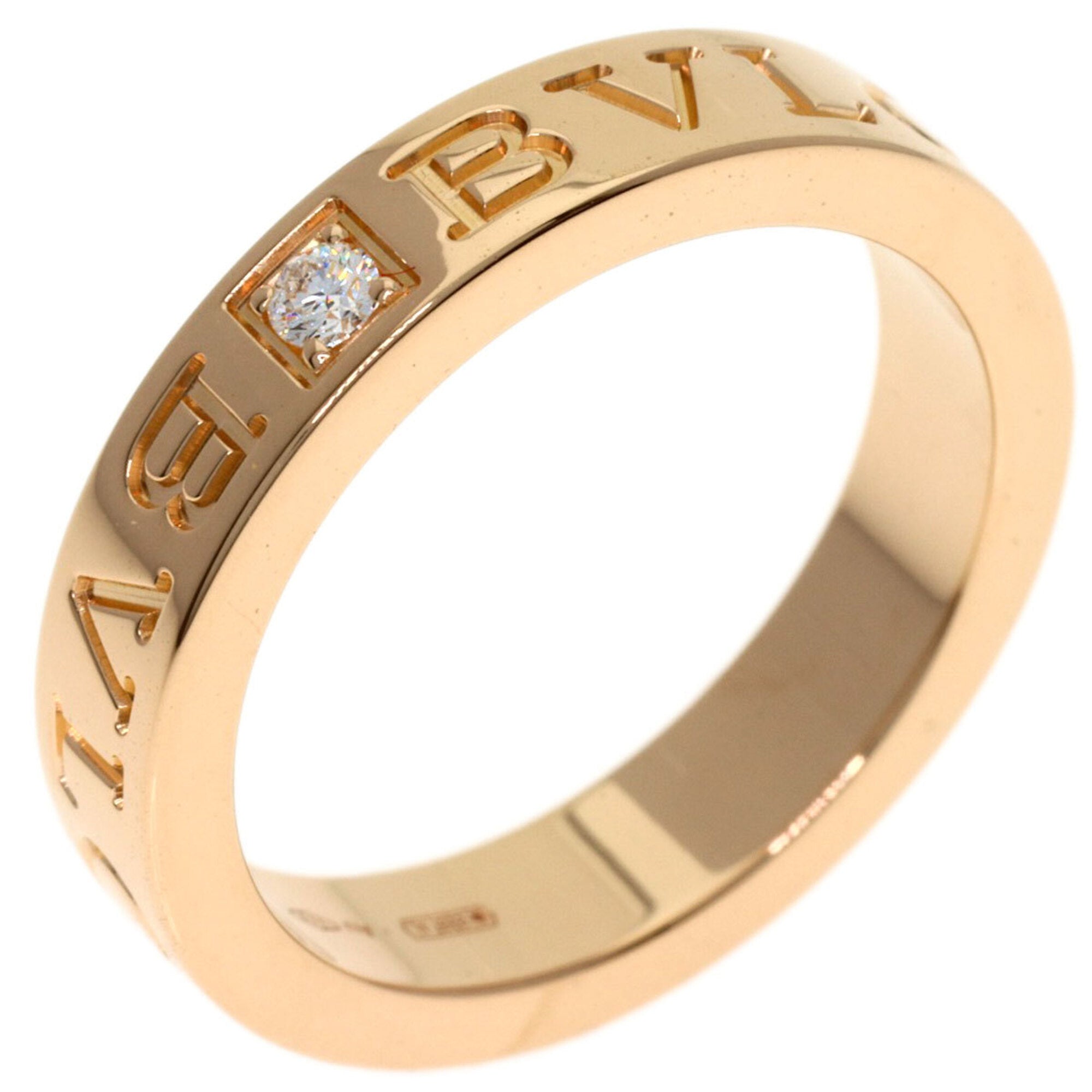 Bvlgari Pink Gold Pink Gold (18K) Band Ring (Pre-Owned)