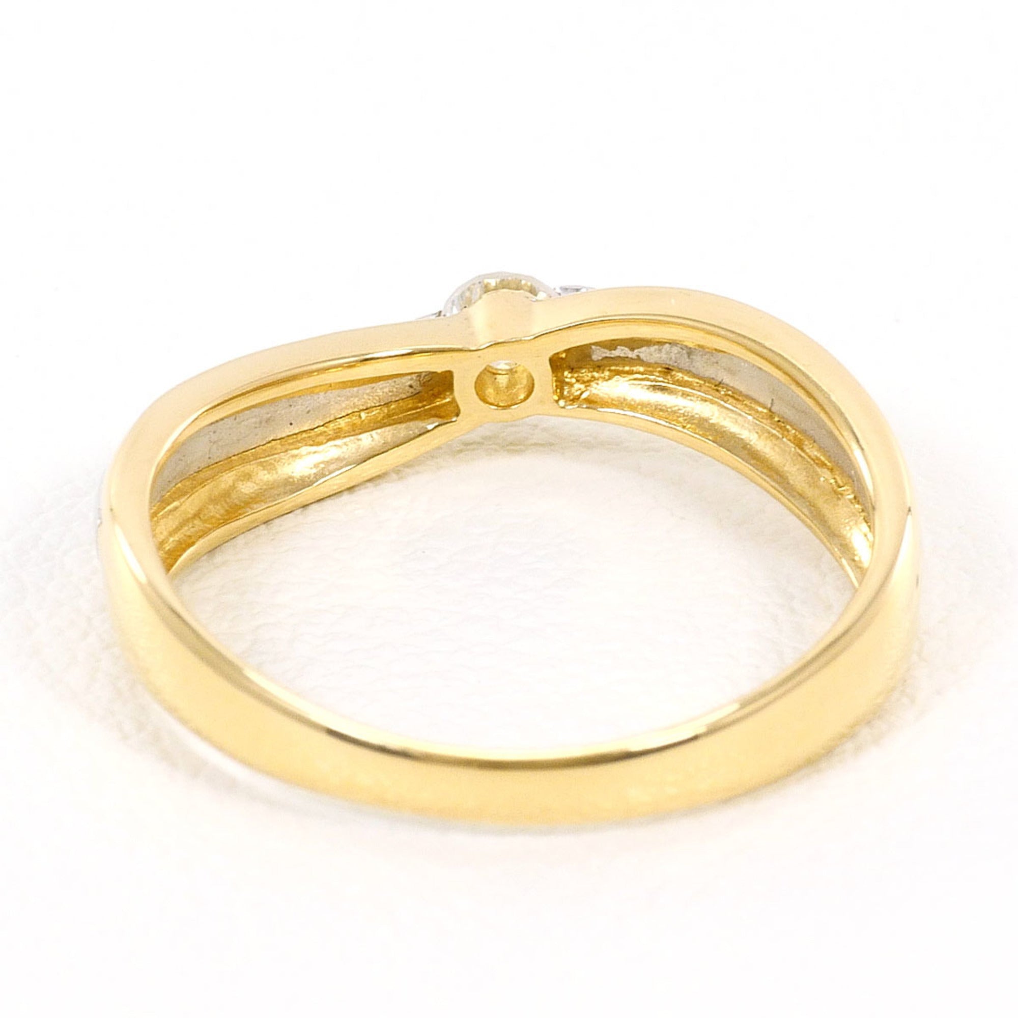 Unbranded Platinum Yellow Gold Yellow Gold (18K) Platinum 900 Band Ring (Pre-Owned)