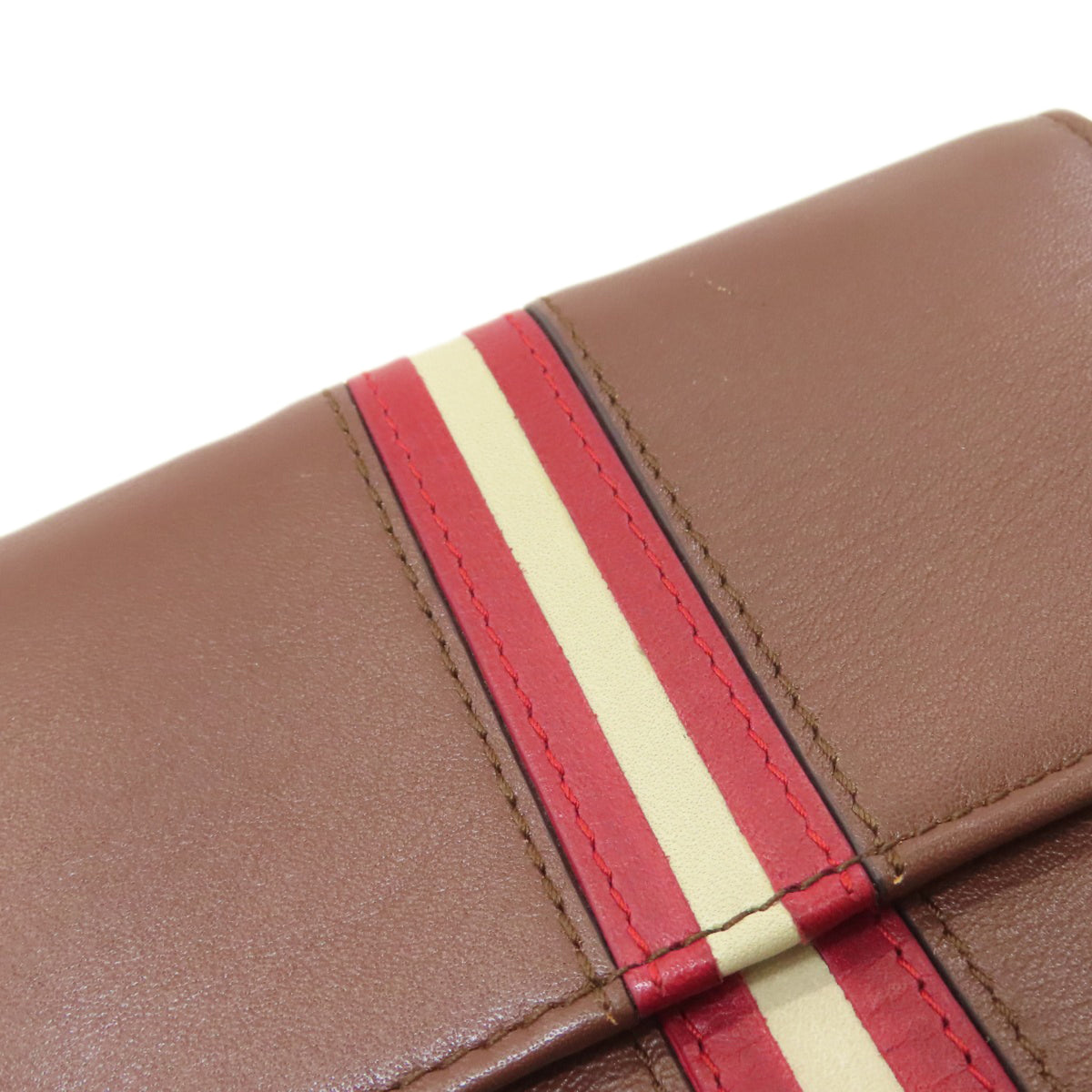 Bally Brown Leather Wallet (Bi-Fold) (Pre-Owned)