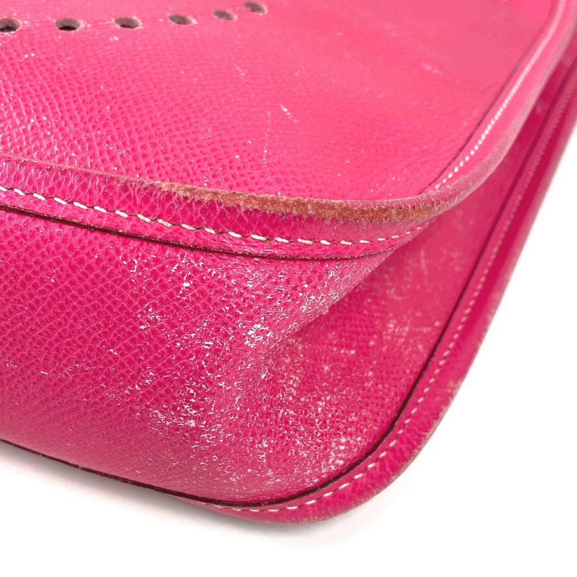 Hermes Pink Rose Tyrien Epsom Leather Shoulder Bag (Pre-Owned)