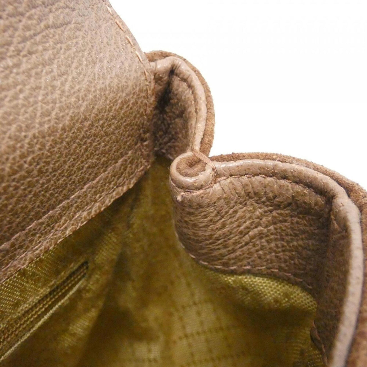 Gucci Brown Suede Handbag (Pre-Owned)