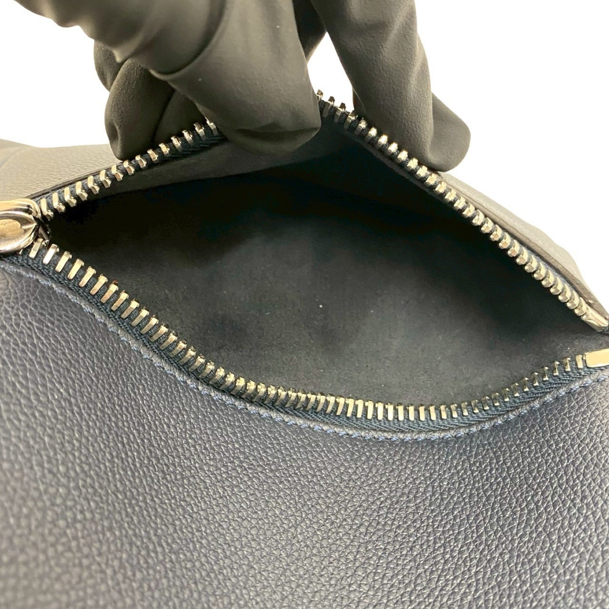 Fendi Navy Leather Backpack (Pre-Owned)