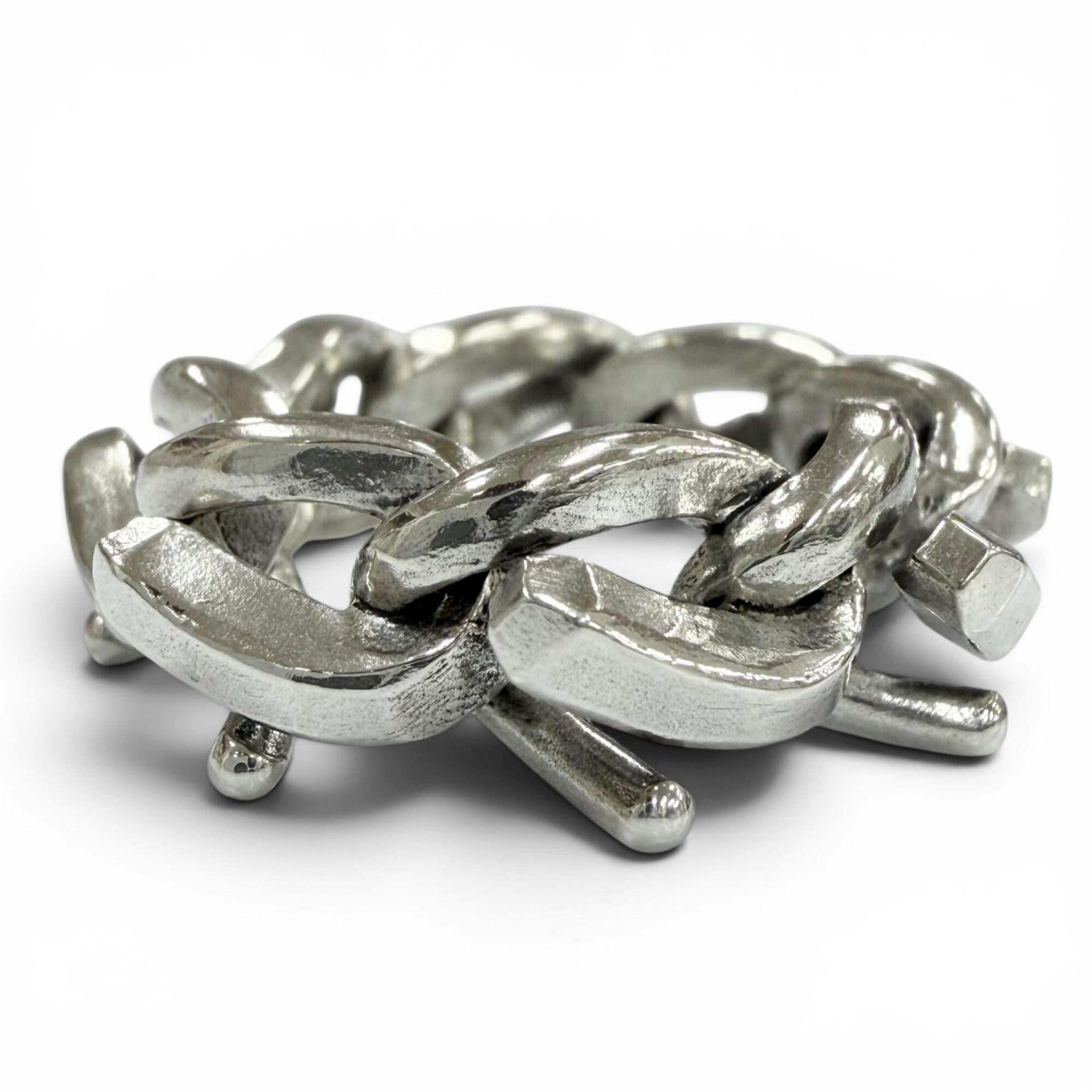 Tiffany Silver Silver 925 Band Ring (Pre-Owned)