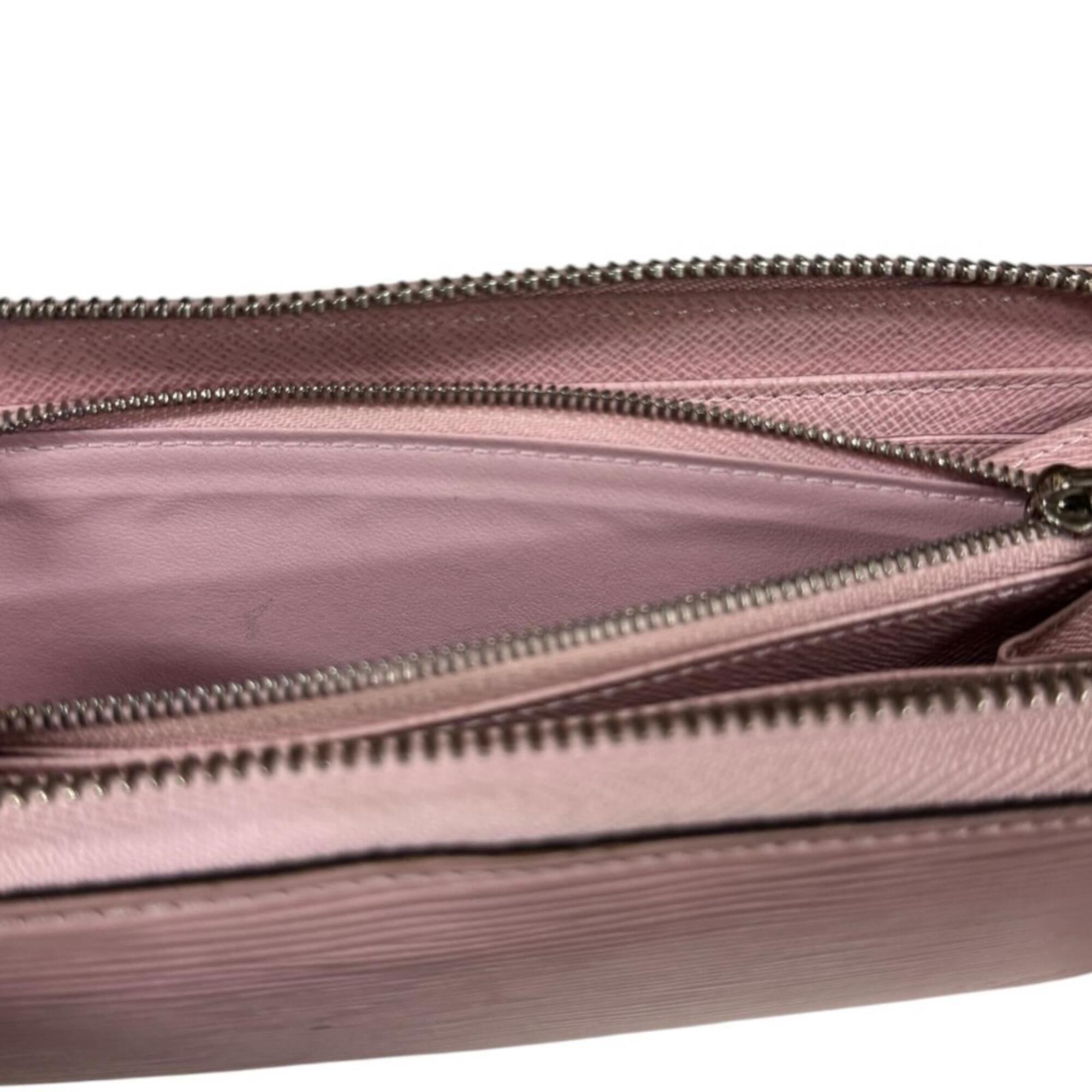 Louis Vuitton Epi Pink Rose Ballerine Epi Leather Long Wallet (Bi-Fold) (Pre-Owned)