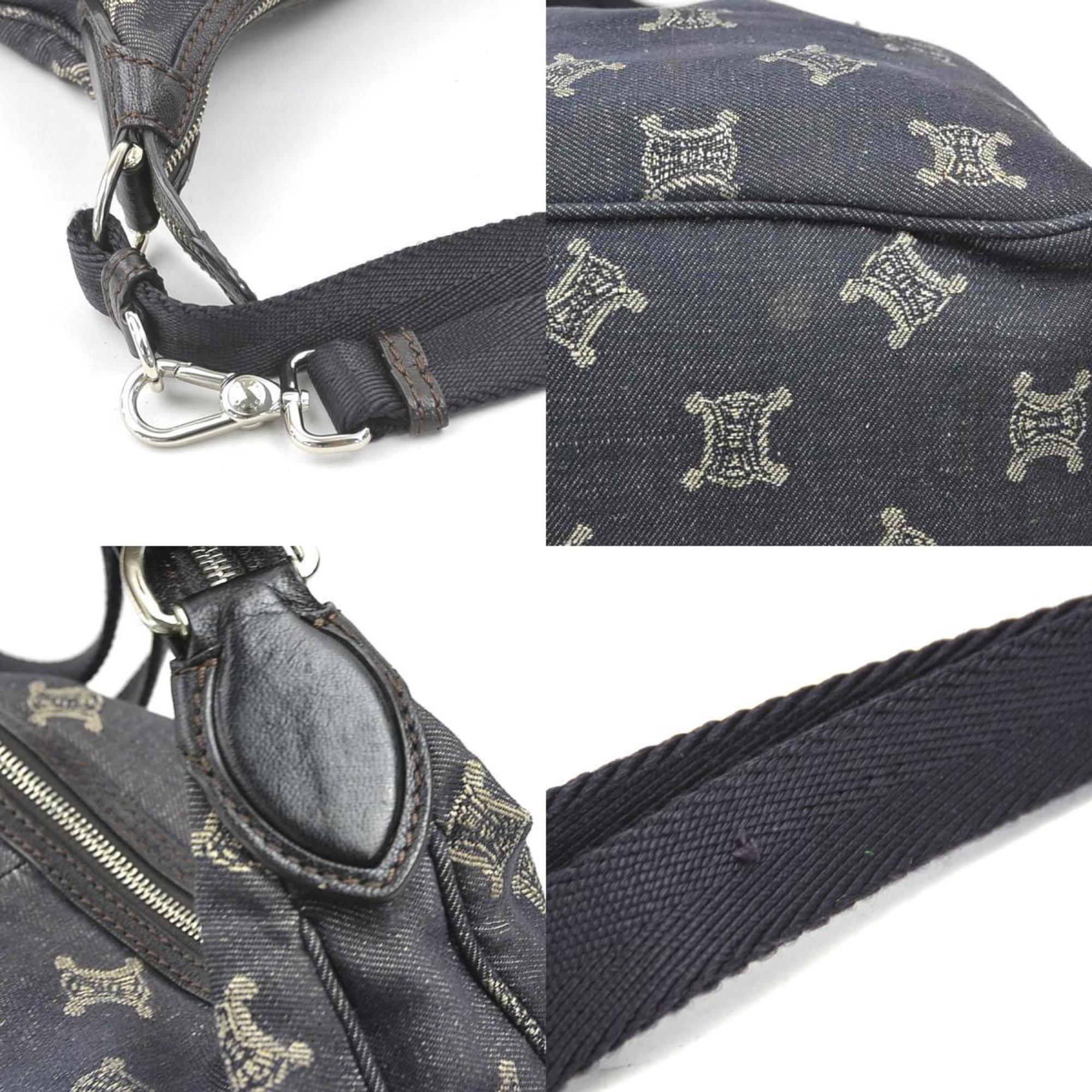 Celine Blue Denim Shoulder Bag (Pre-Owned)