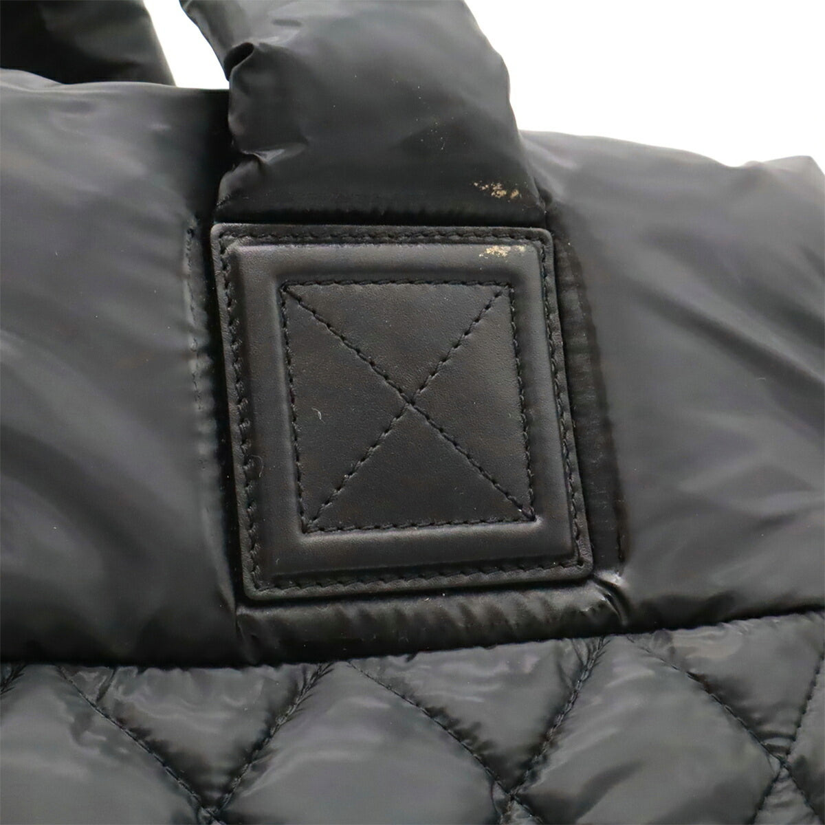 Chanel Black Quilting Handbag Tote Bag (Pre-Owned)