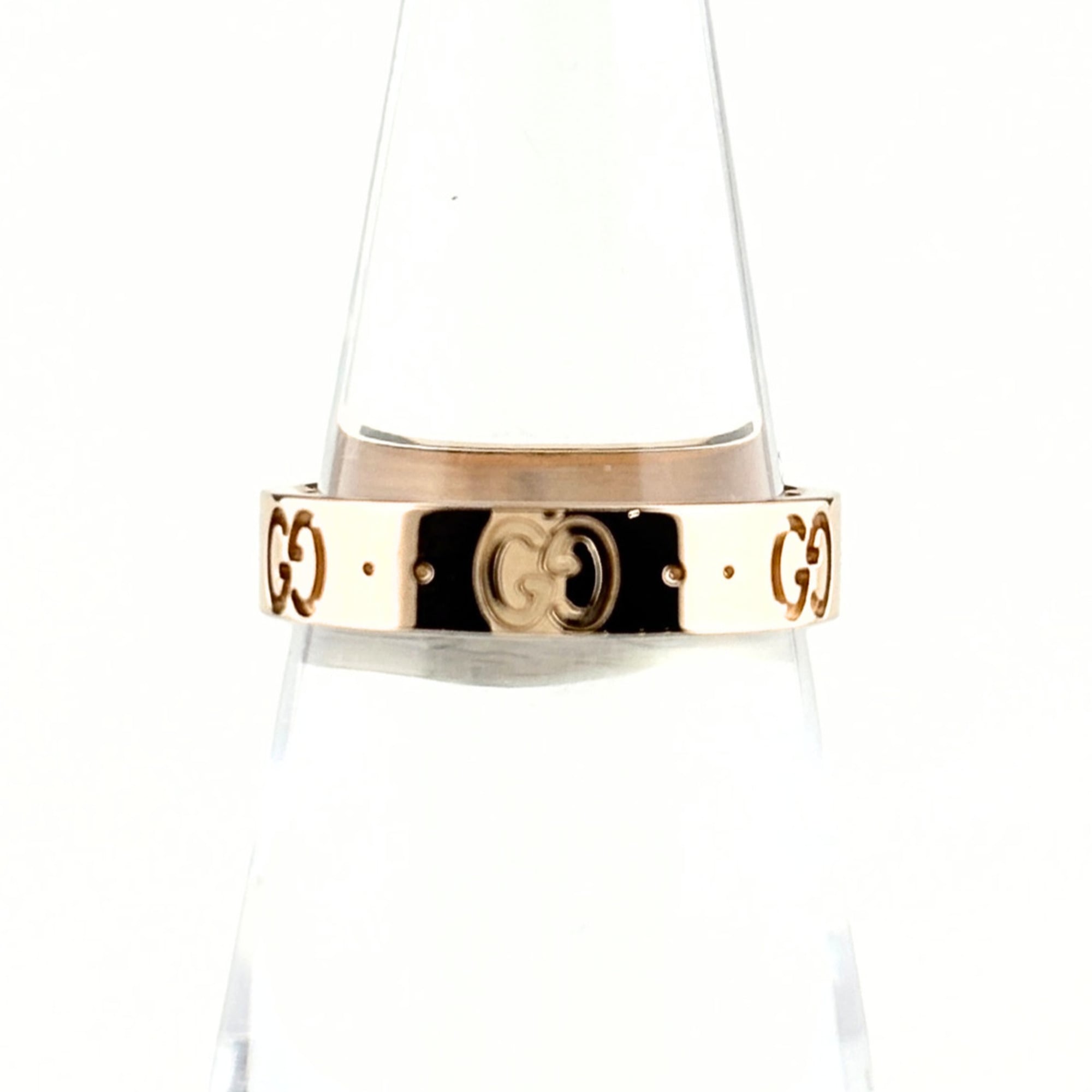 Gucci Icon Pink Gold (18K) Band Ring (Pre-Owned)