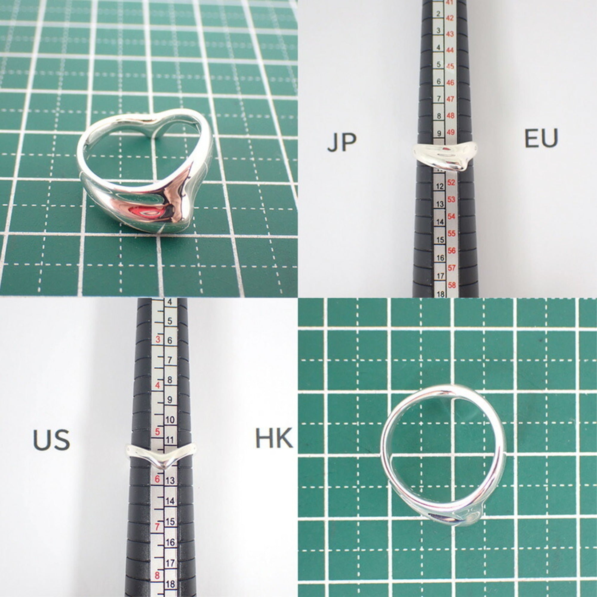 Tiffany Sterling Silver 925 Band Ring (Pre-Owned)