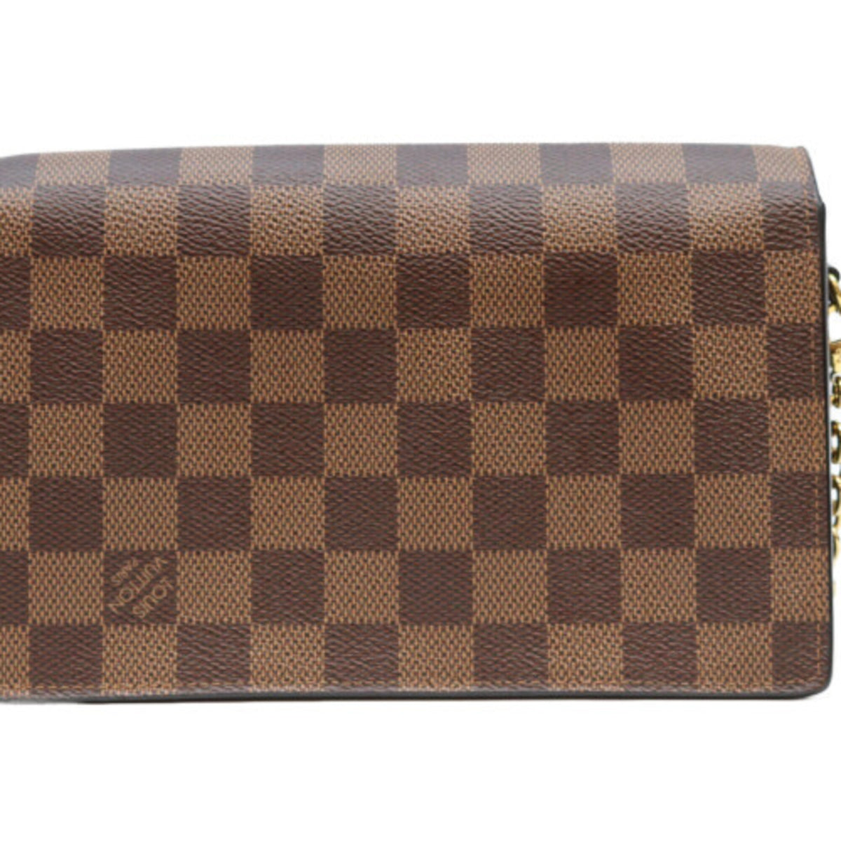 Louis Vuitton Black Brown Damier Canvas Shoulder Bag (Pre-Owned)