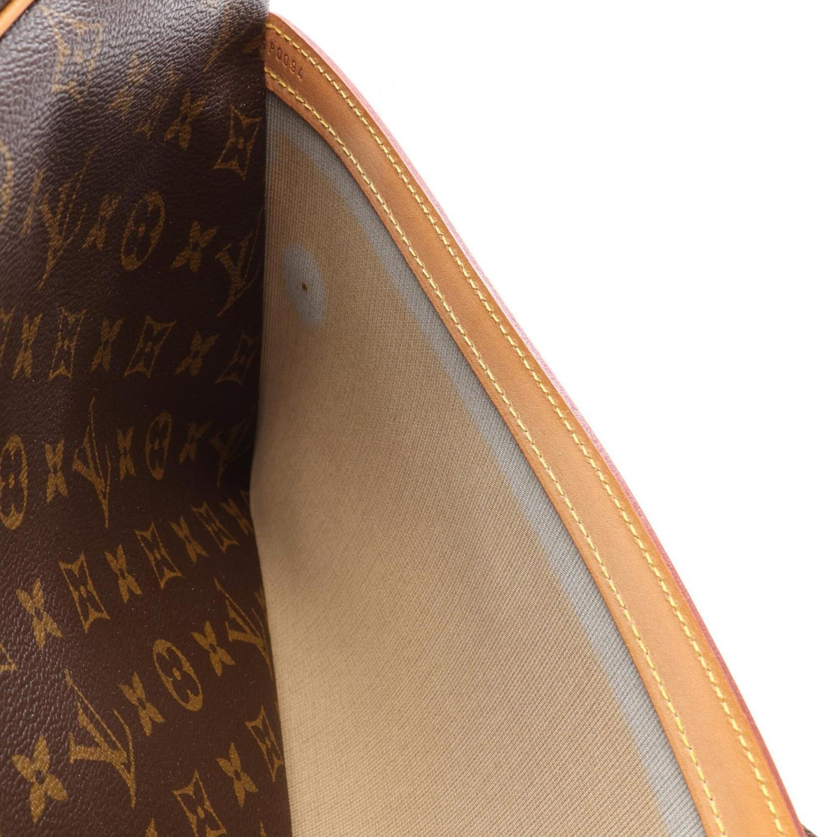 Louis Vuitton Brown Monogram Coated Canvas Handbag Shoulder Bag (Pre-Owned)