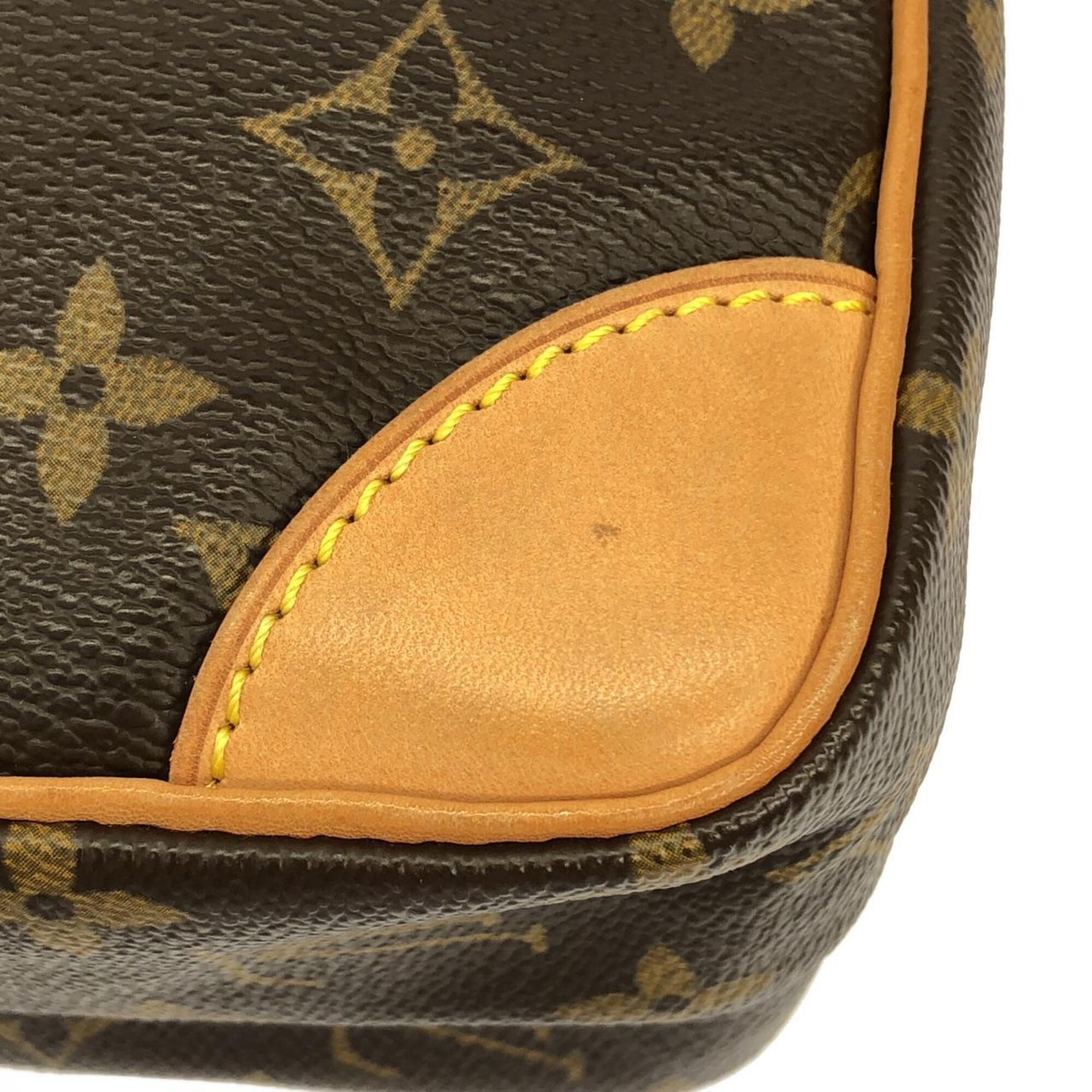 Louis Vuitton Brown Coated Canvas Shoulder Bag (Pre-Owned)