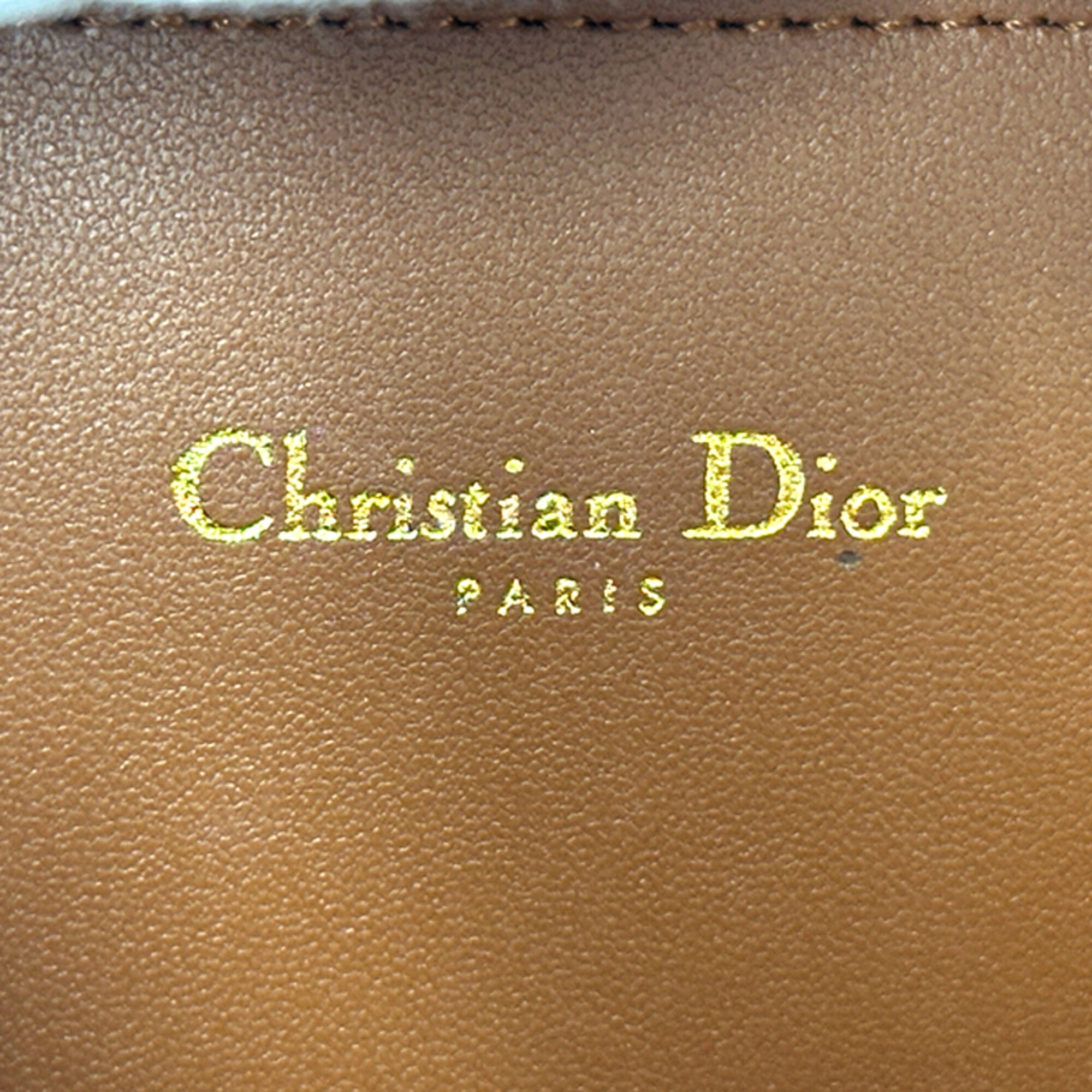 Christian Dior Brown Leather Handbag Shoulder Bag (Pre-Owned)