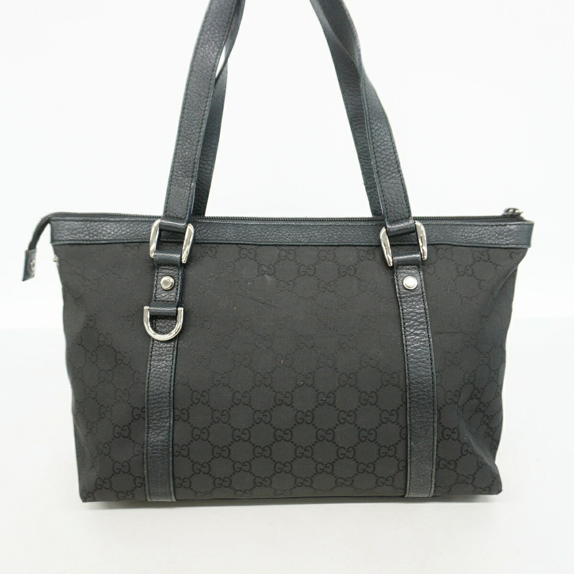 Gucci Black Nylon Tote Bag (Pre-Owned)