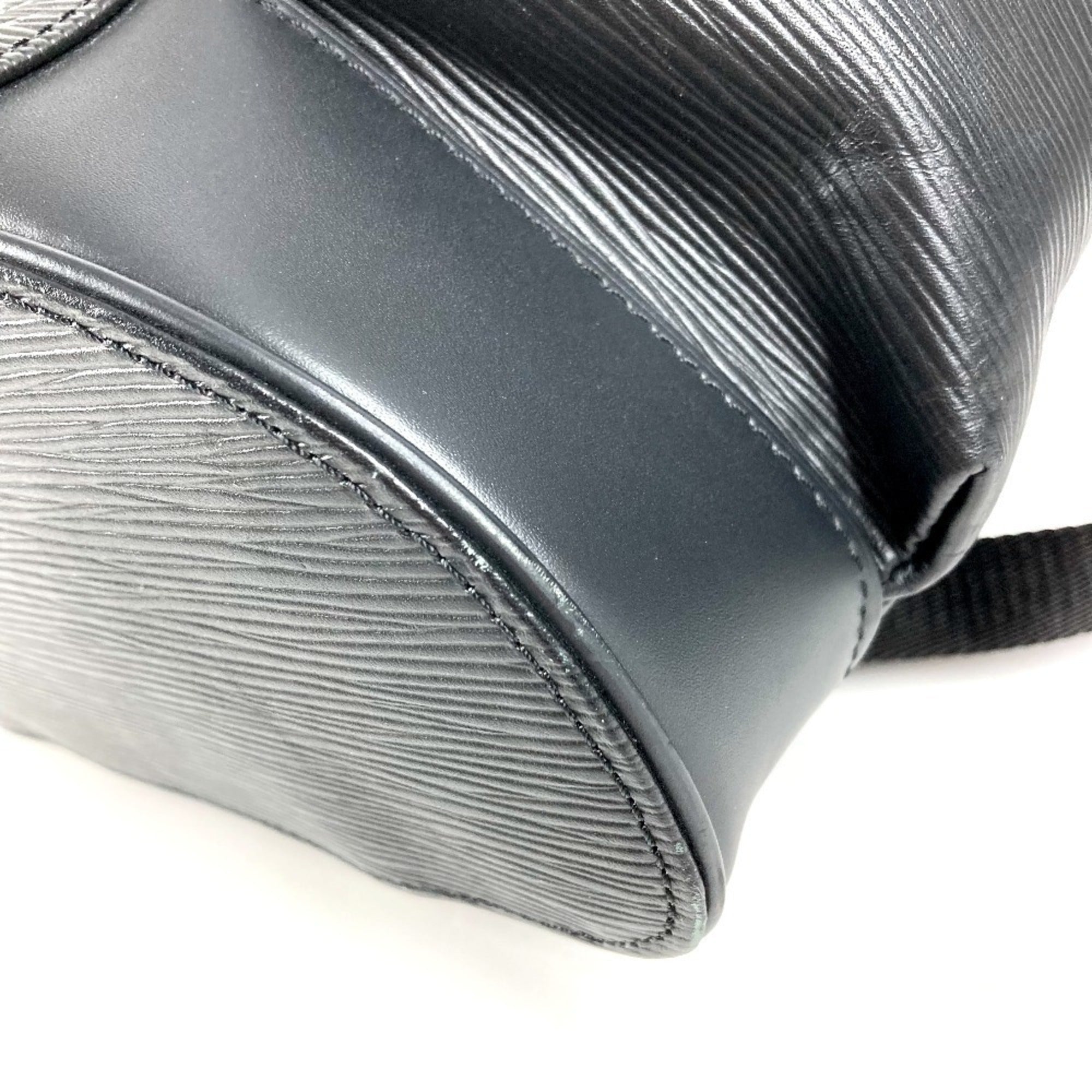 Louis Vuitton Black Noir Epi Leather Backpack (Pre-Owned)