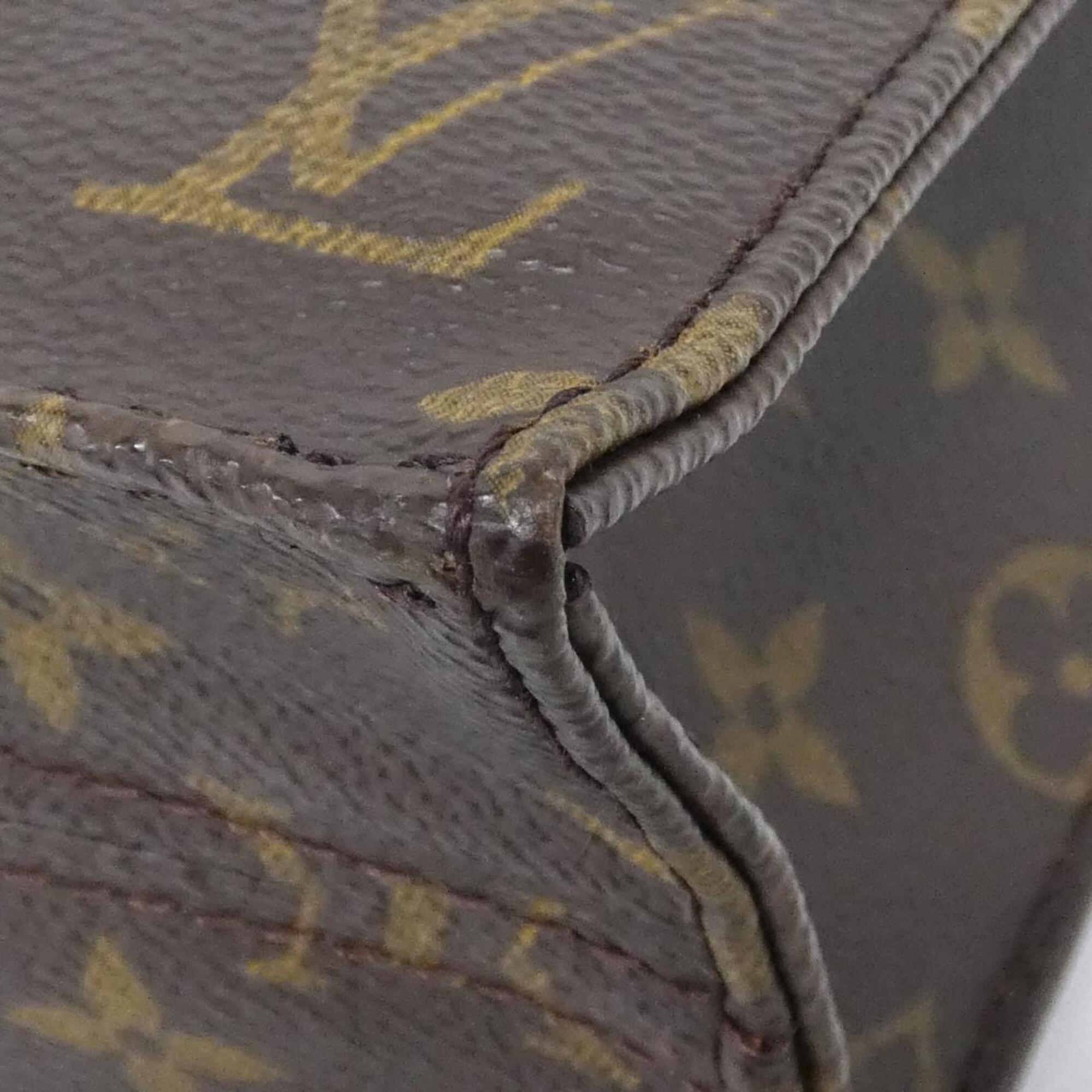 Louis Vuitton Brown Coated Canvas Handbag (Pre-Owned)