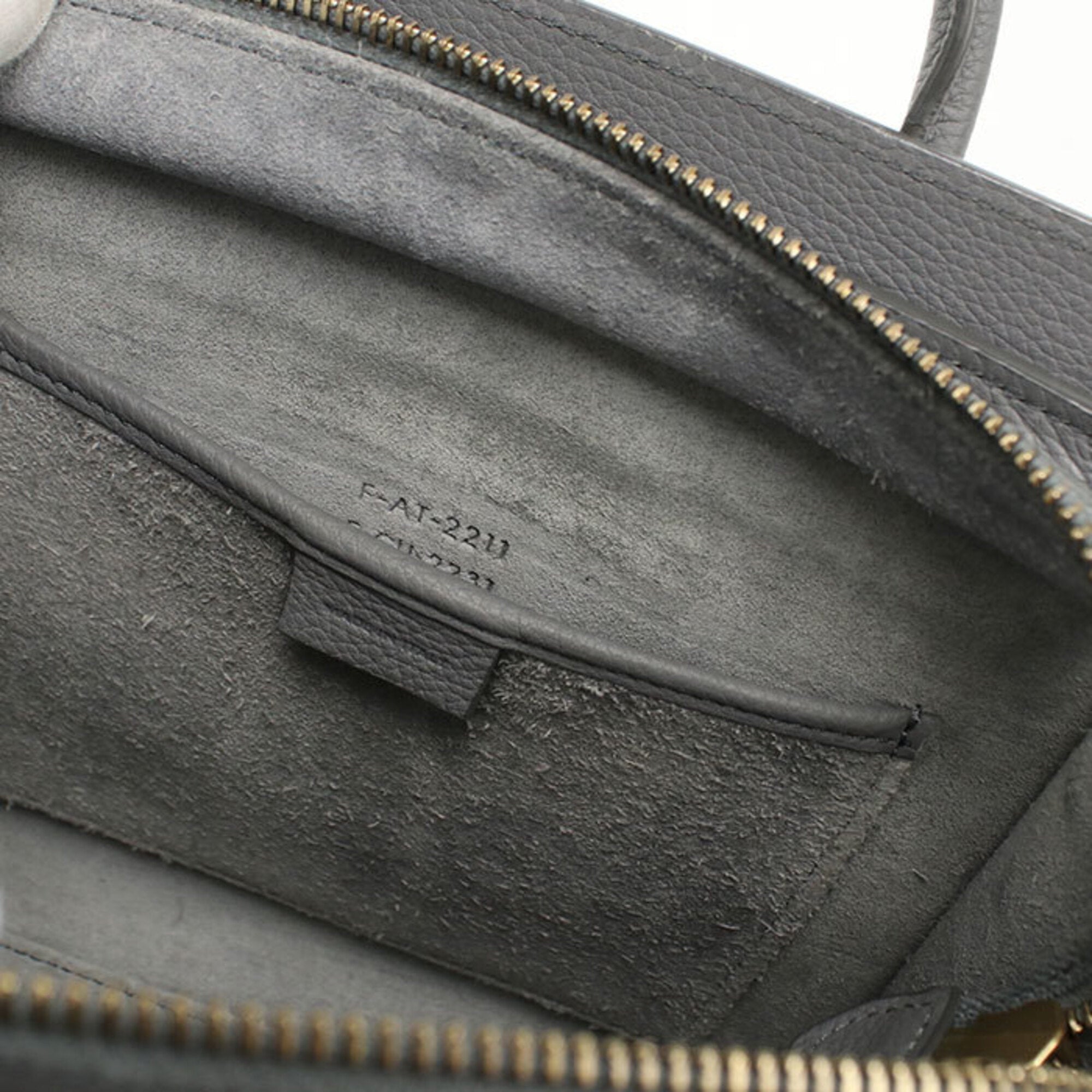 Celine Gray Leather Tote Bag (Pre-Owned)