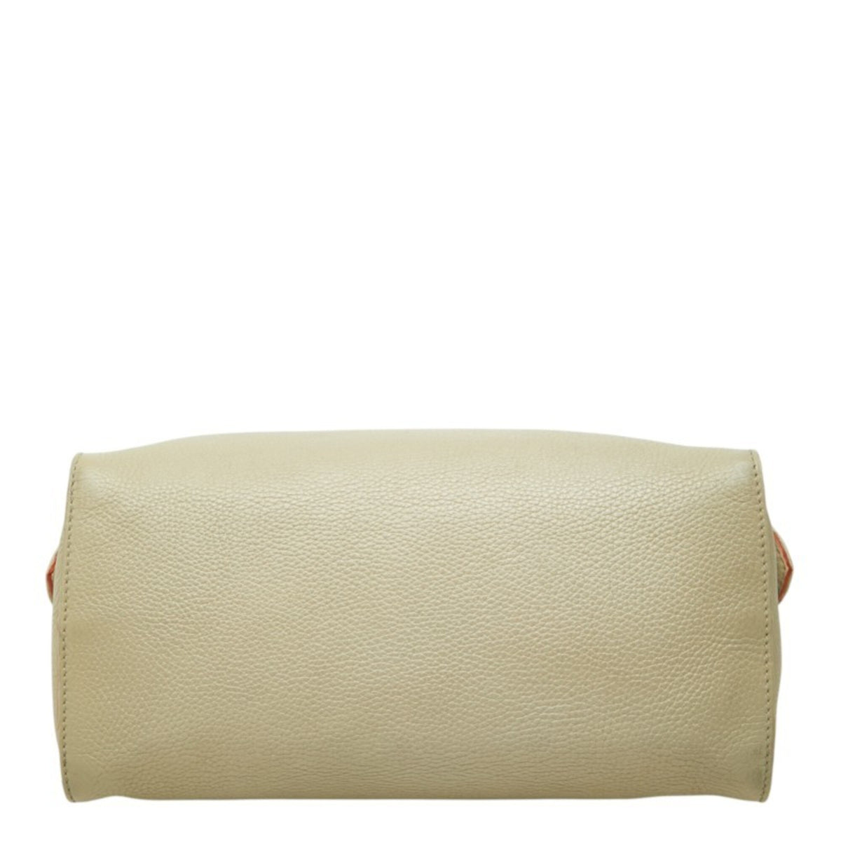 Fendi Beige Grayish Leather Handbag Shoulder Bag (Pre-Owned)