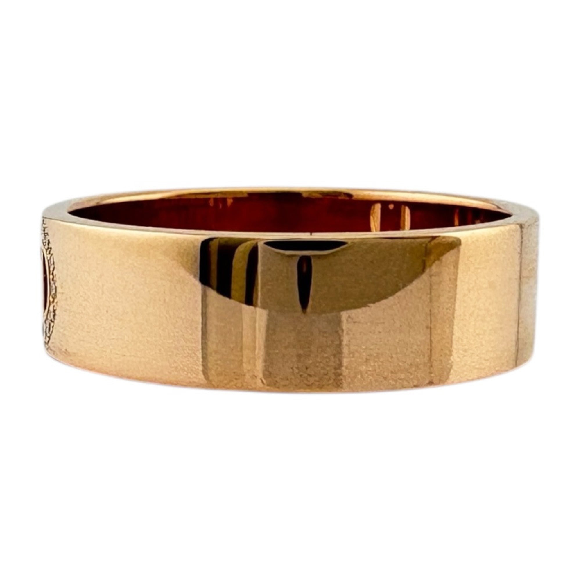 Hermes Pink Gold (18K) Band Ring (Pre-Owned)