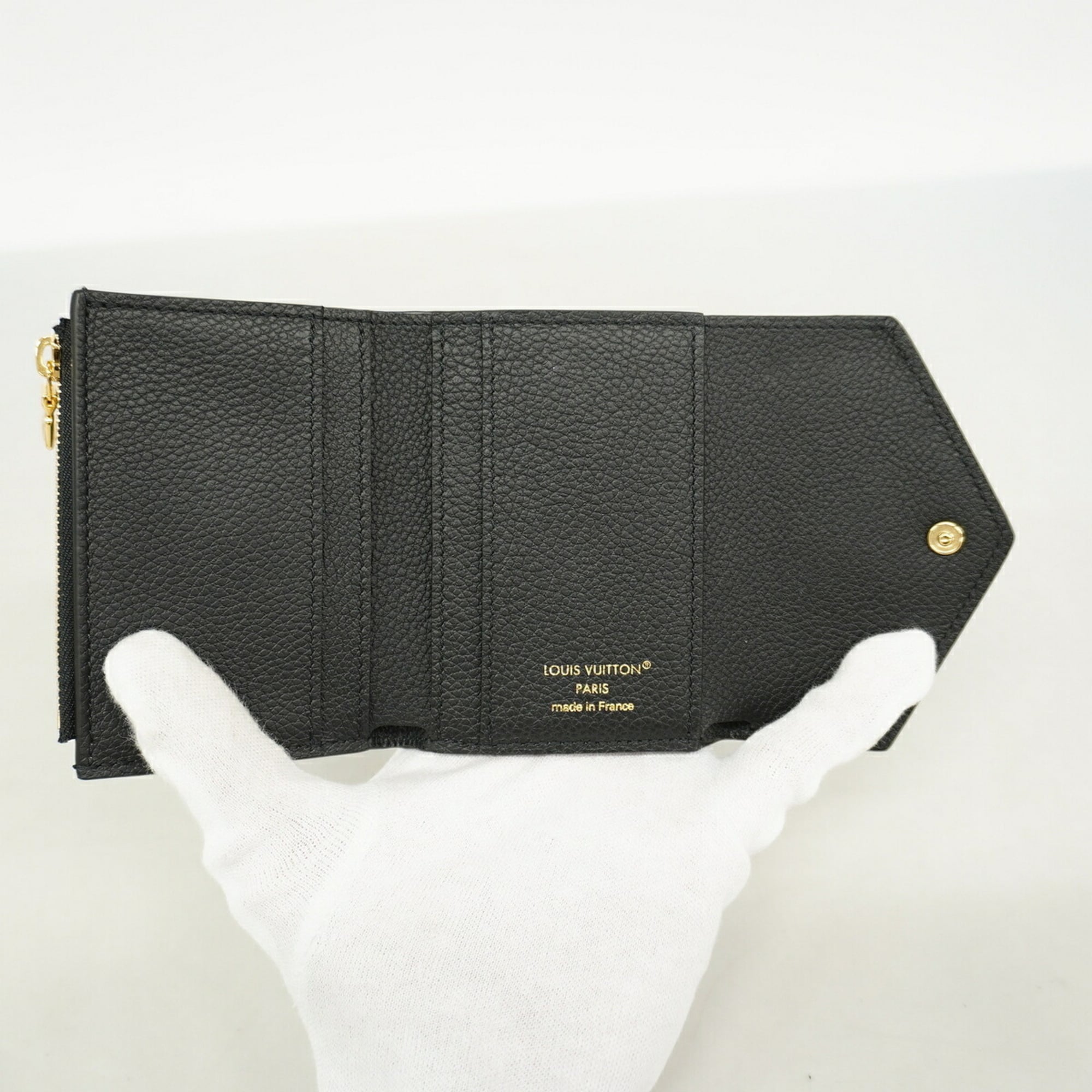 Louis Vuitton Noir Wallet (Tri-Fold) (Pre-Owned)