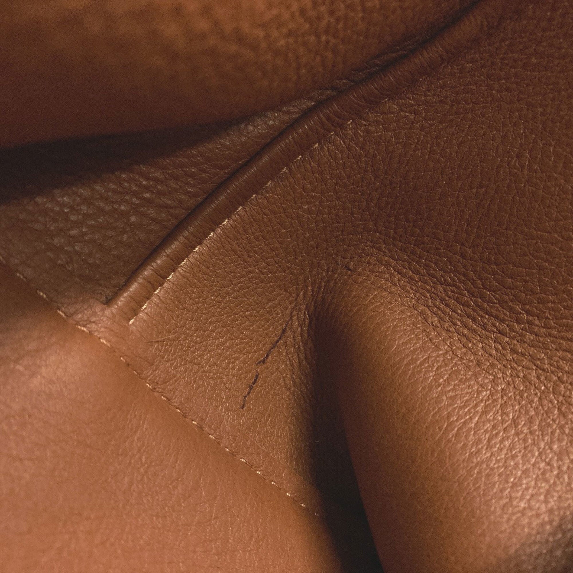 Loewe Brown Navy Wool Tote Bag (Pre-Owned)
