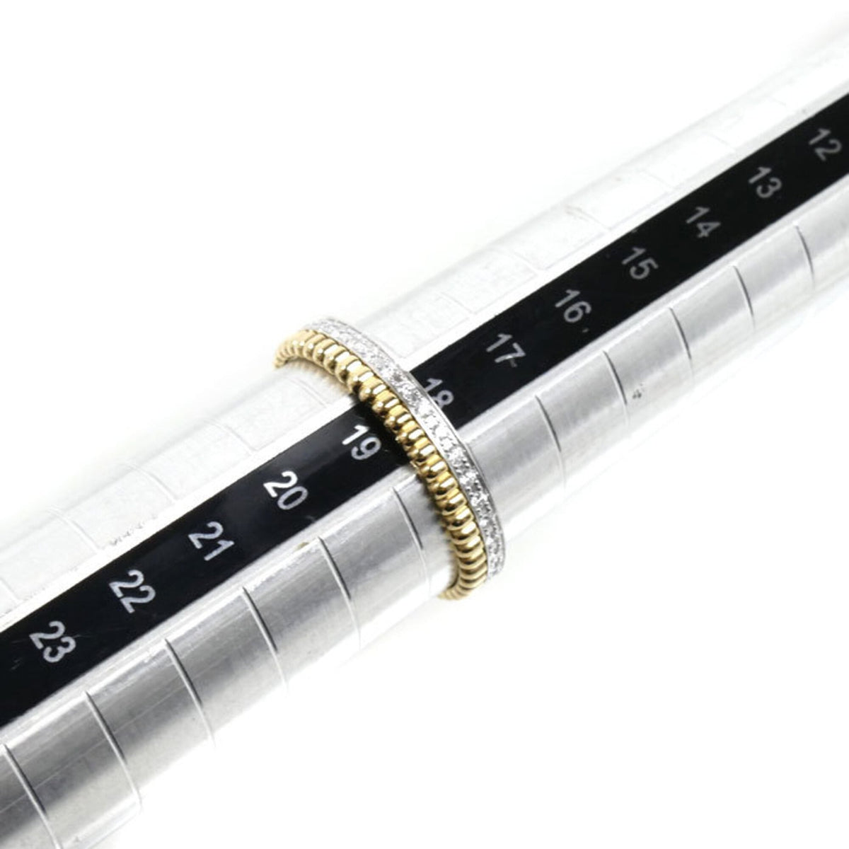 Boucheron Yellow Gold (18K) White Gold (18K) Band Ring (Pre-Owned)