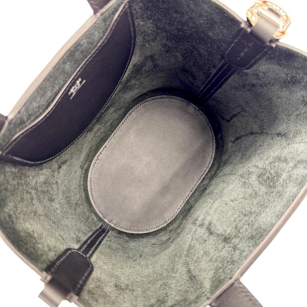 Hermes Black Taurillon Clemence Leather Swift Leather Handbag (Pre-Owned)