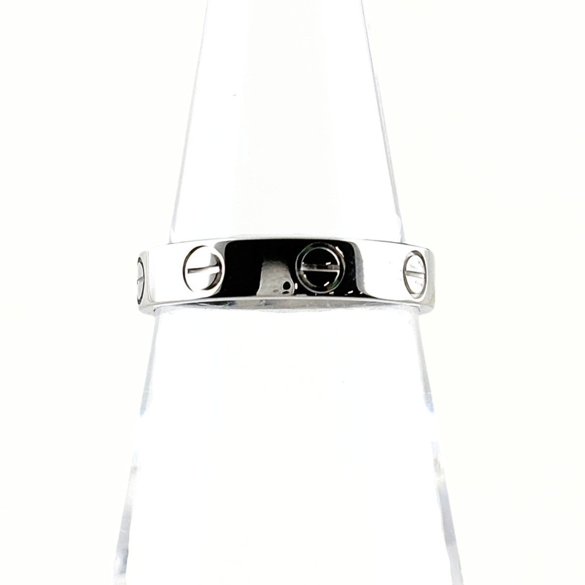 Cartier Silver Band Ring (Pre-Owned)