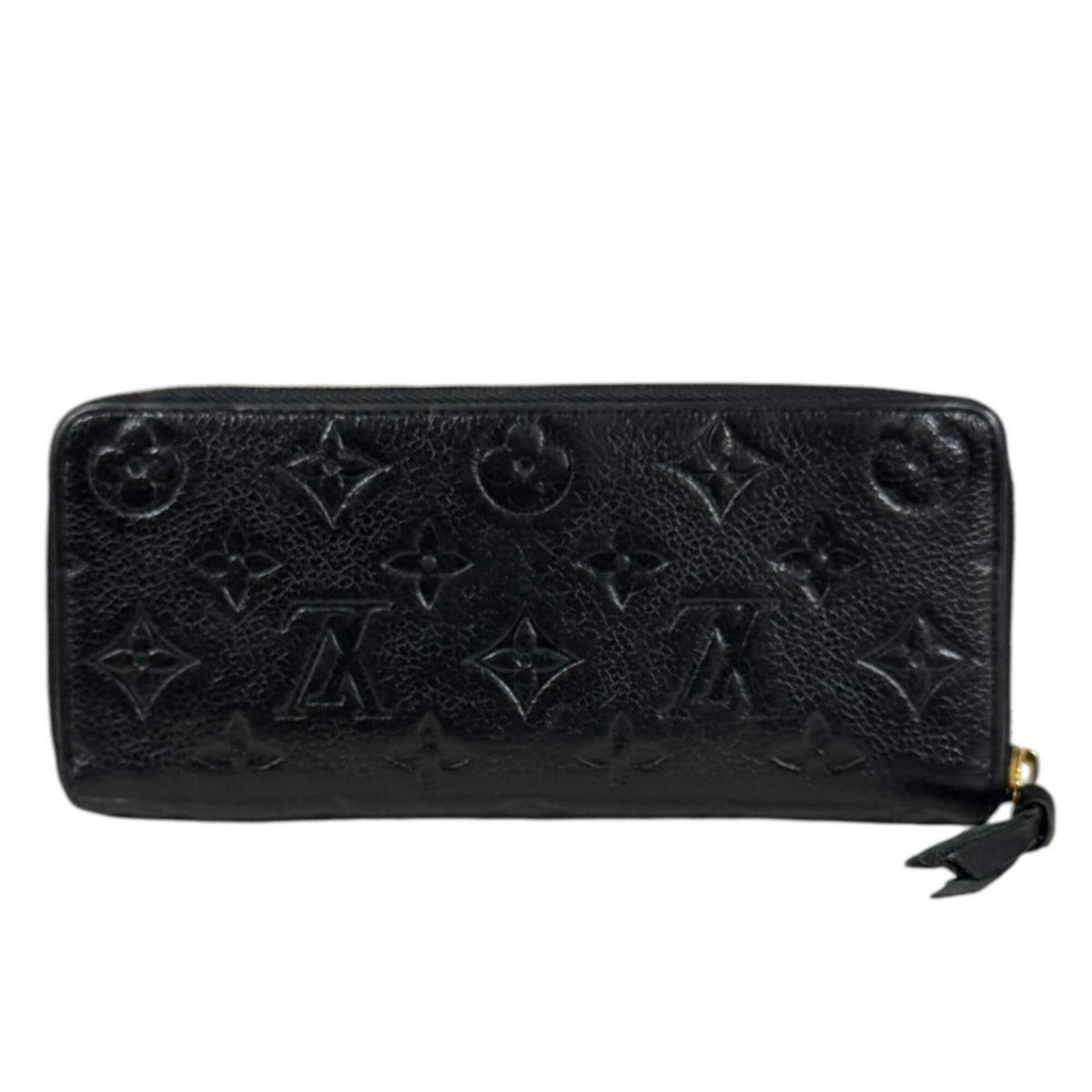 Louis Vuitton Black Or Monogram Empreinte Long Wallet (Bi-Fold) (Pre-Owned)
