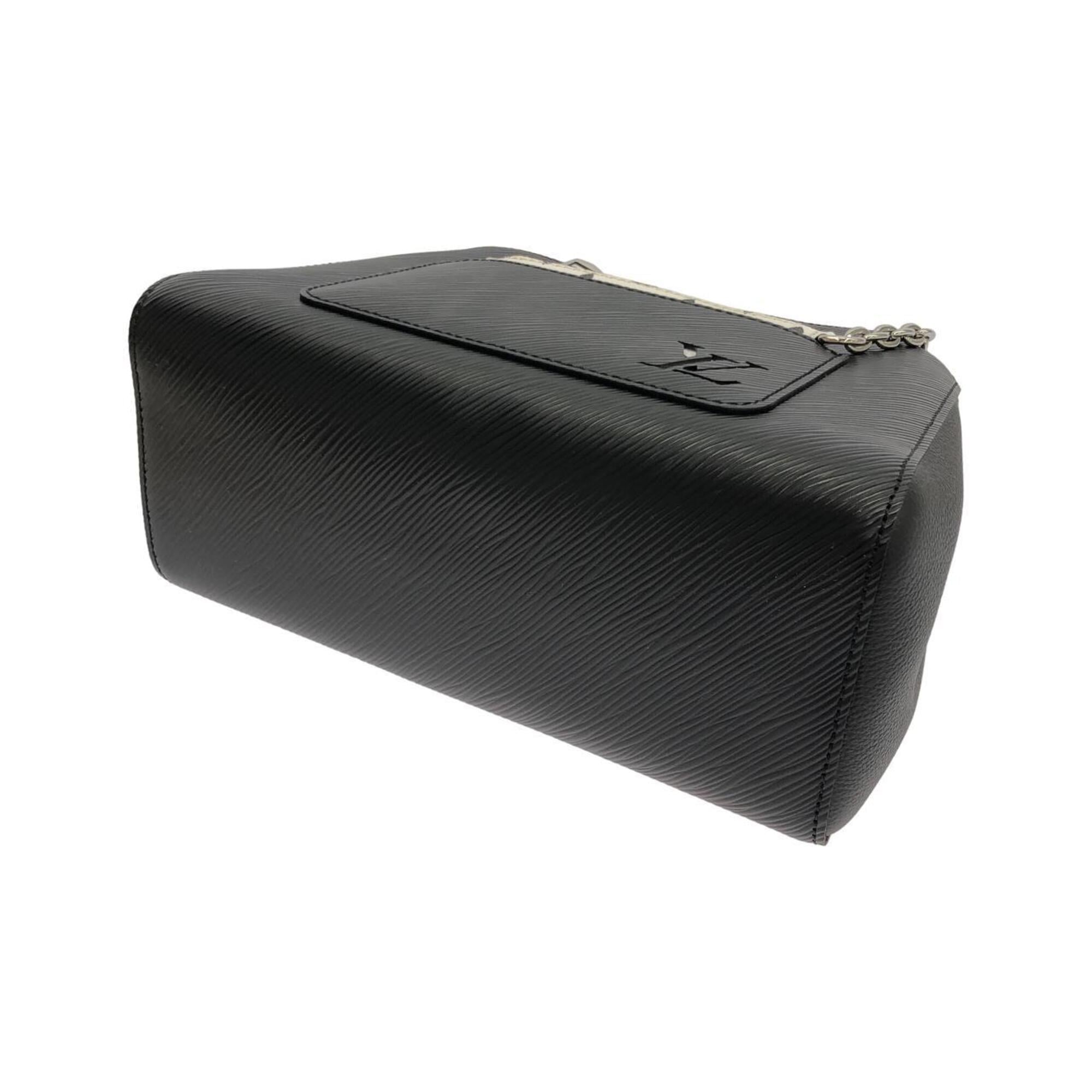 Louis Vuitton Black Leather Handbag Pouch (Pre-Owned)