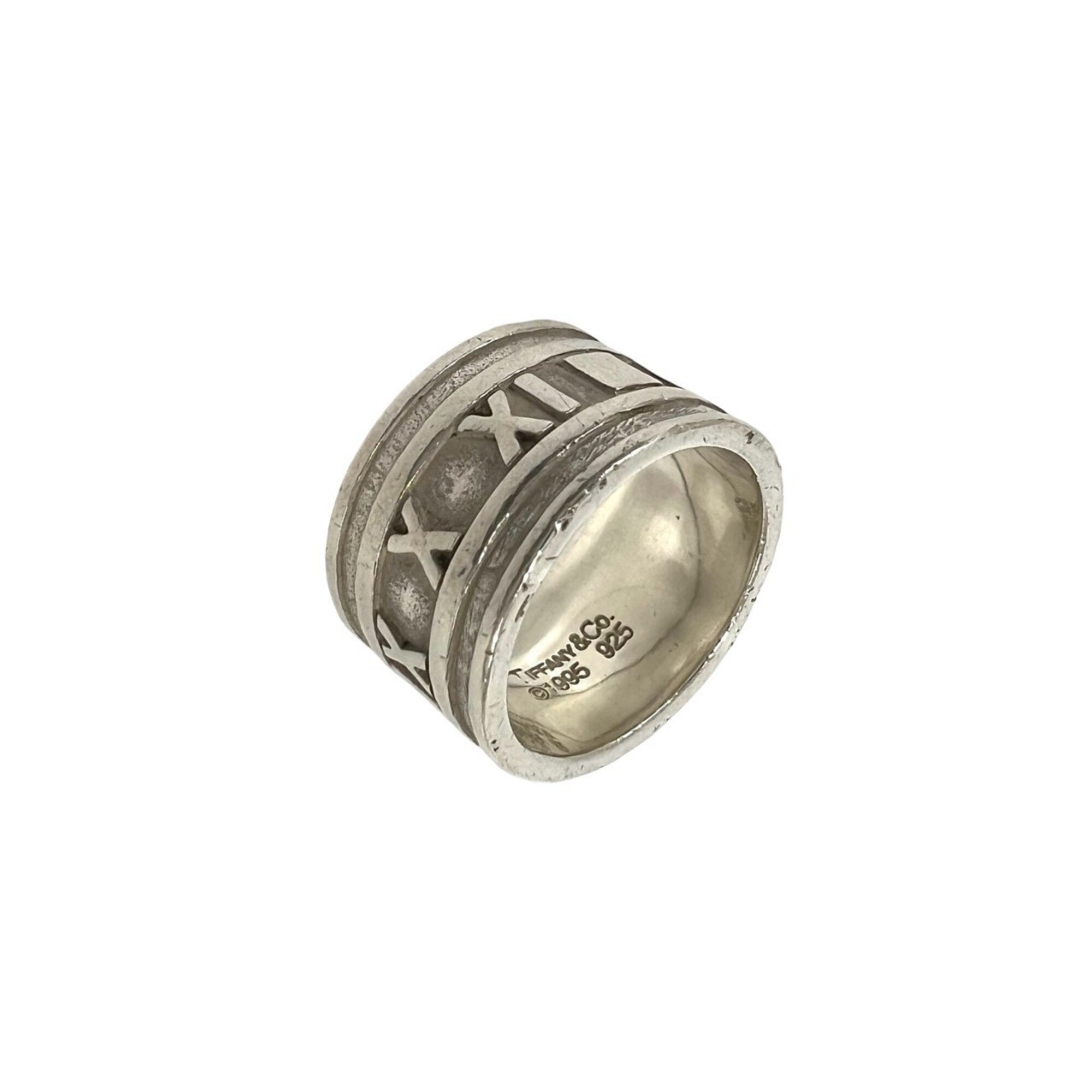 Tiffany Silver Silver 925 Band Ring (Pre-Owned)