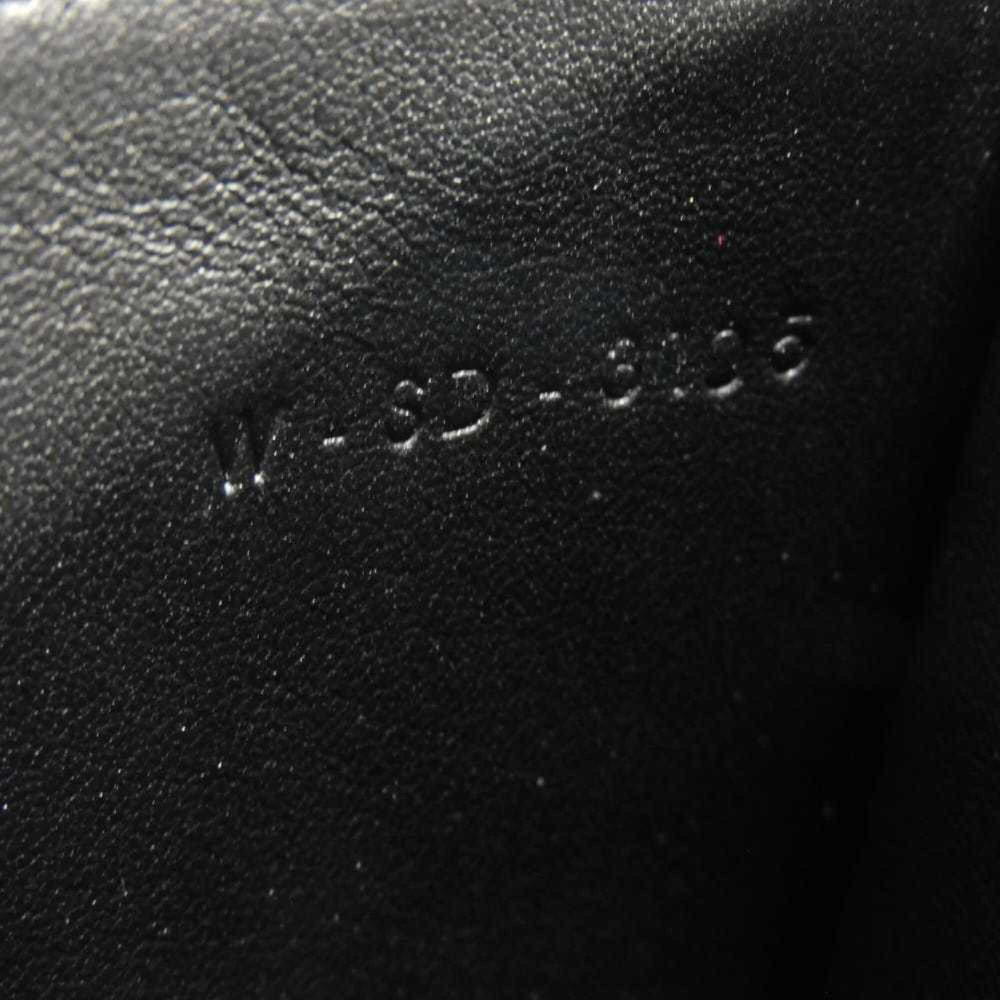 Celine Black White Leather Clutch Bag Shoulder Bag (Pre-Owned)